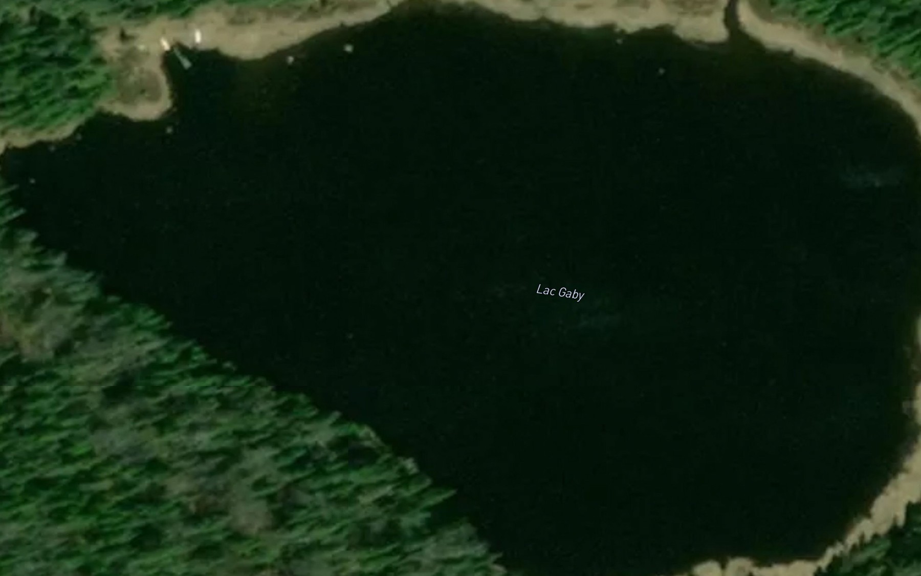 Satellite map of the Lac Gaby