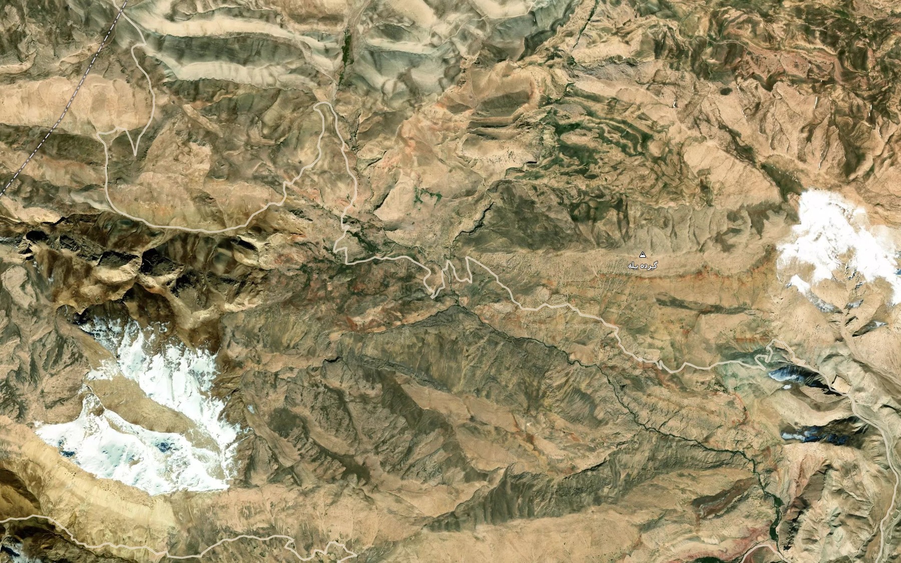 Satellite map of the Rudkhaneh-ye Kalfaseh