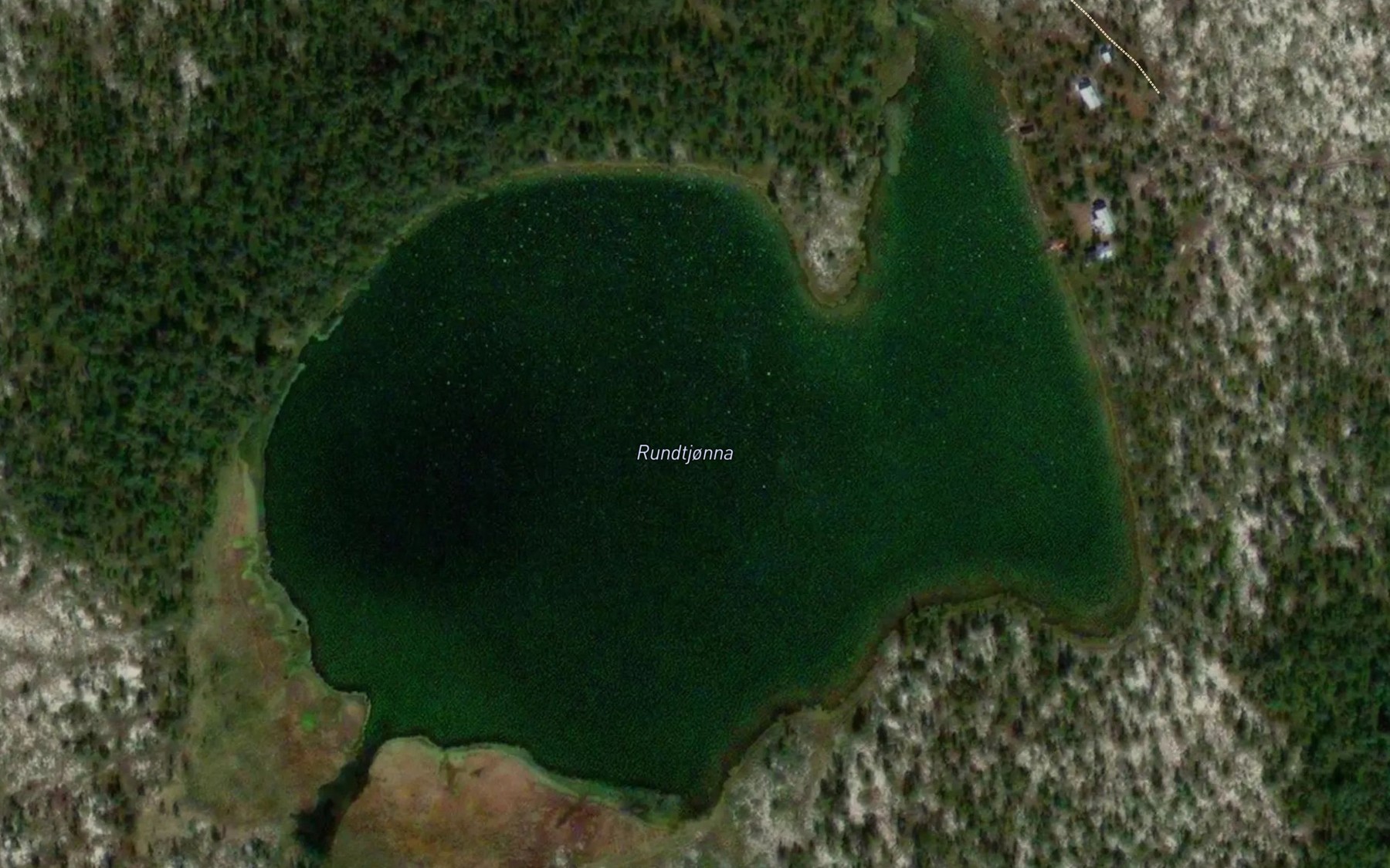 Satellite map of the Rundtjorna