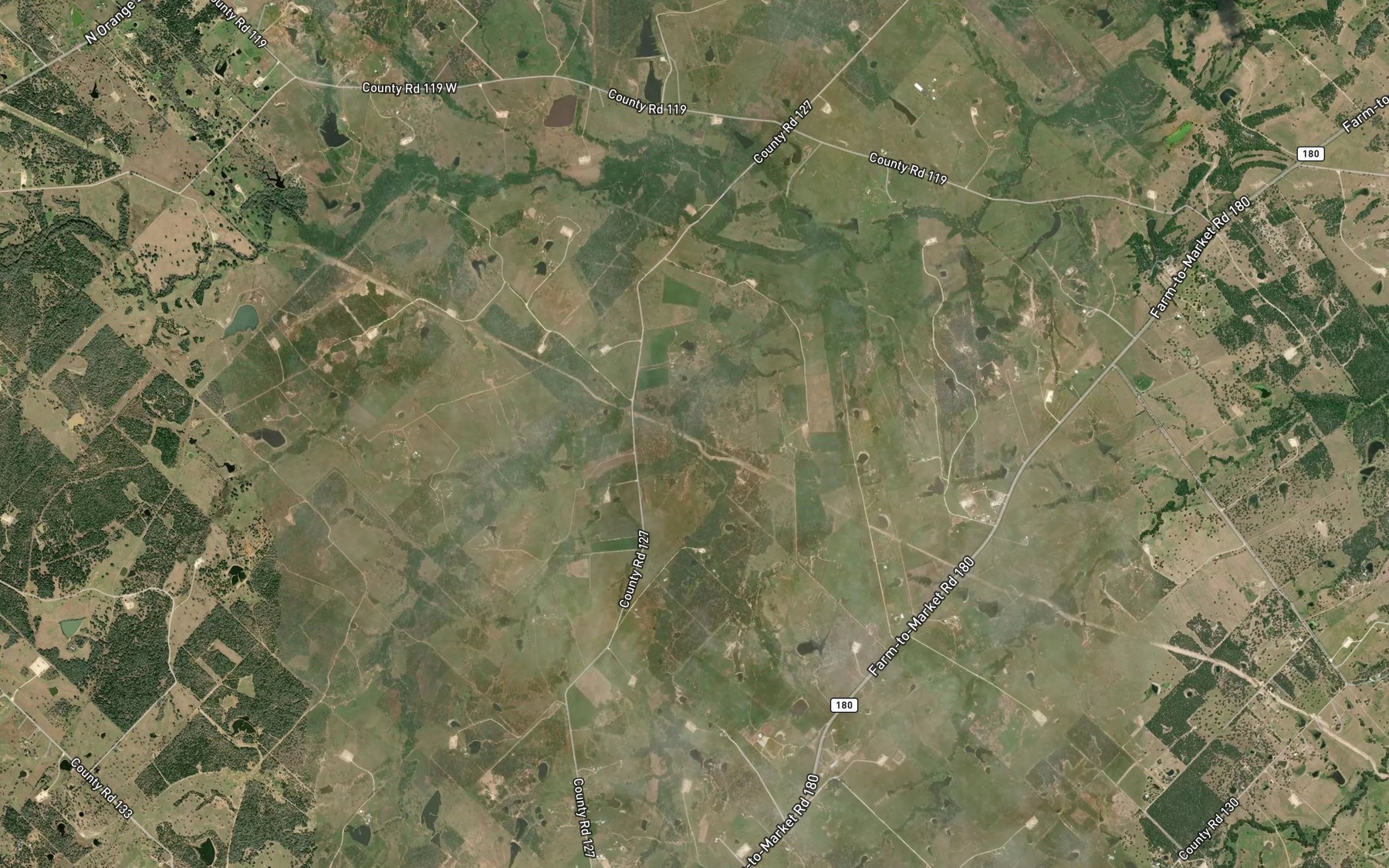 Satellite map of the Line Branch