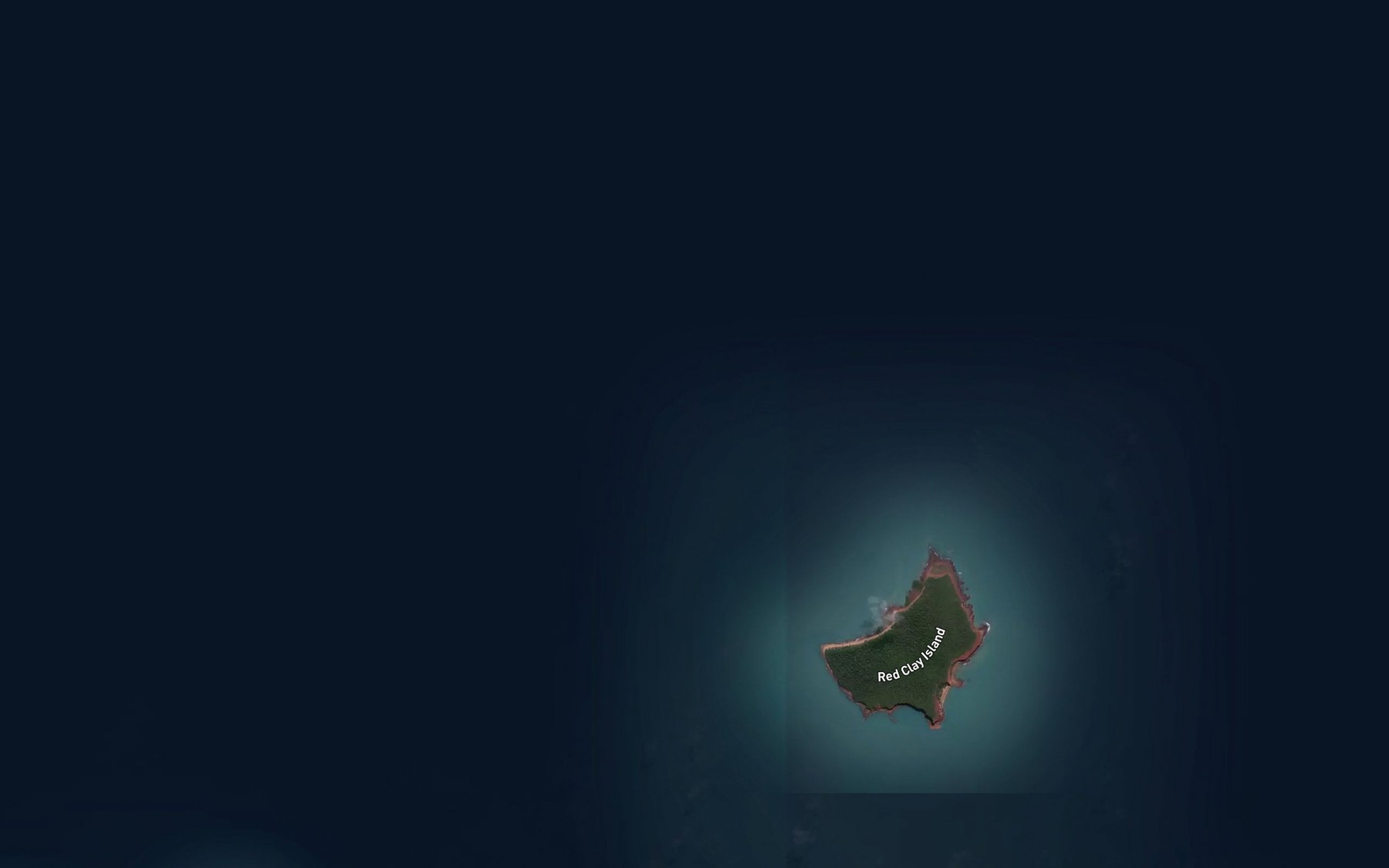 Satellite map of the Drumfish Shoal