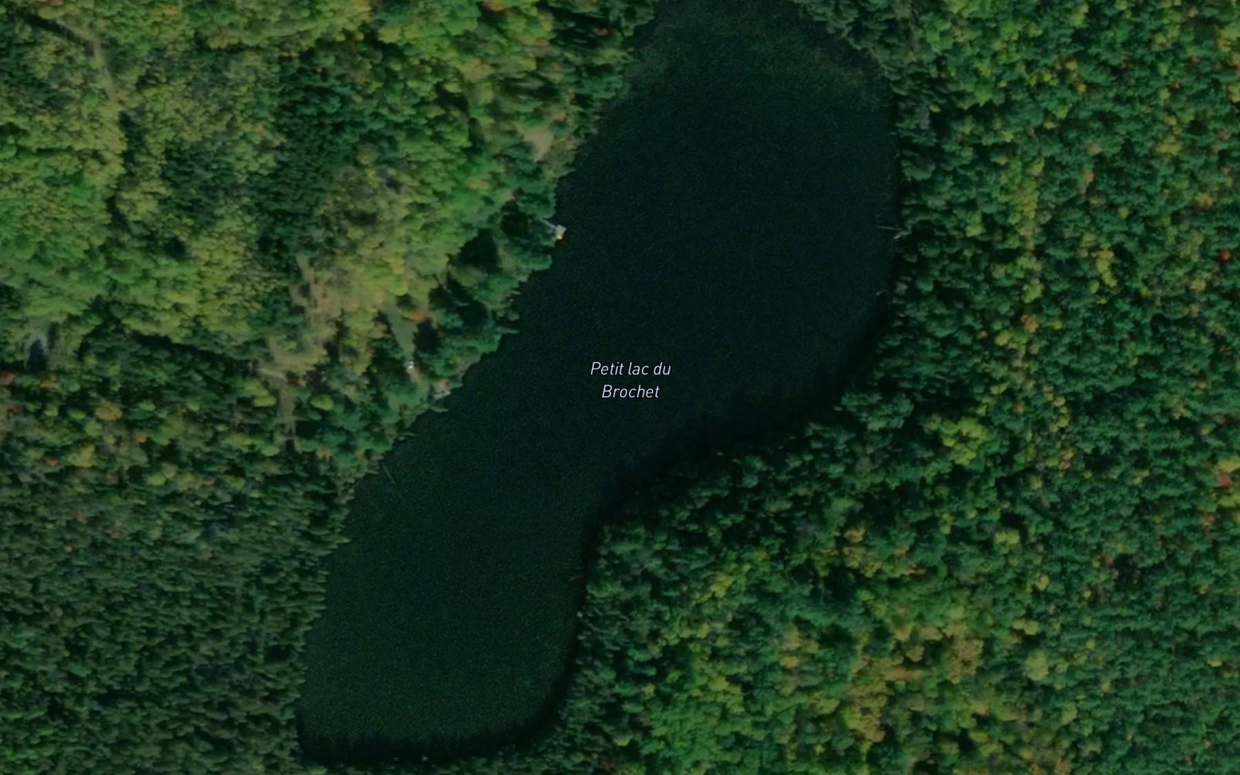 Satellite map of the Petit lac du Brochet