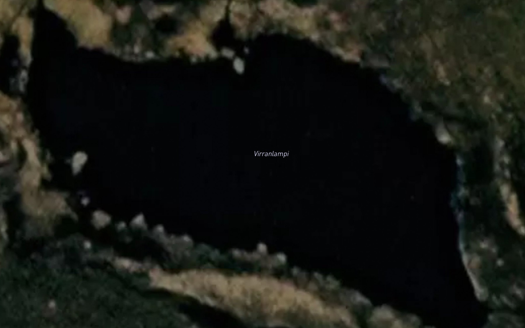 Satellite map of the Virranlampi