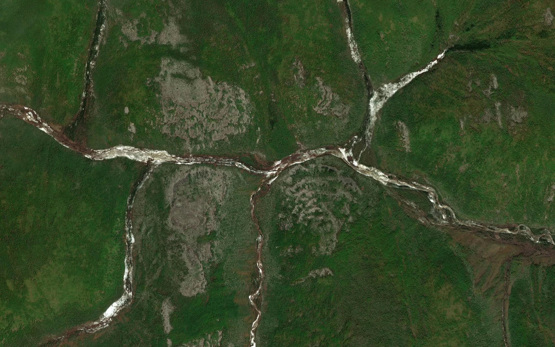 Satellite map of the Tumannyy