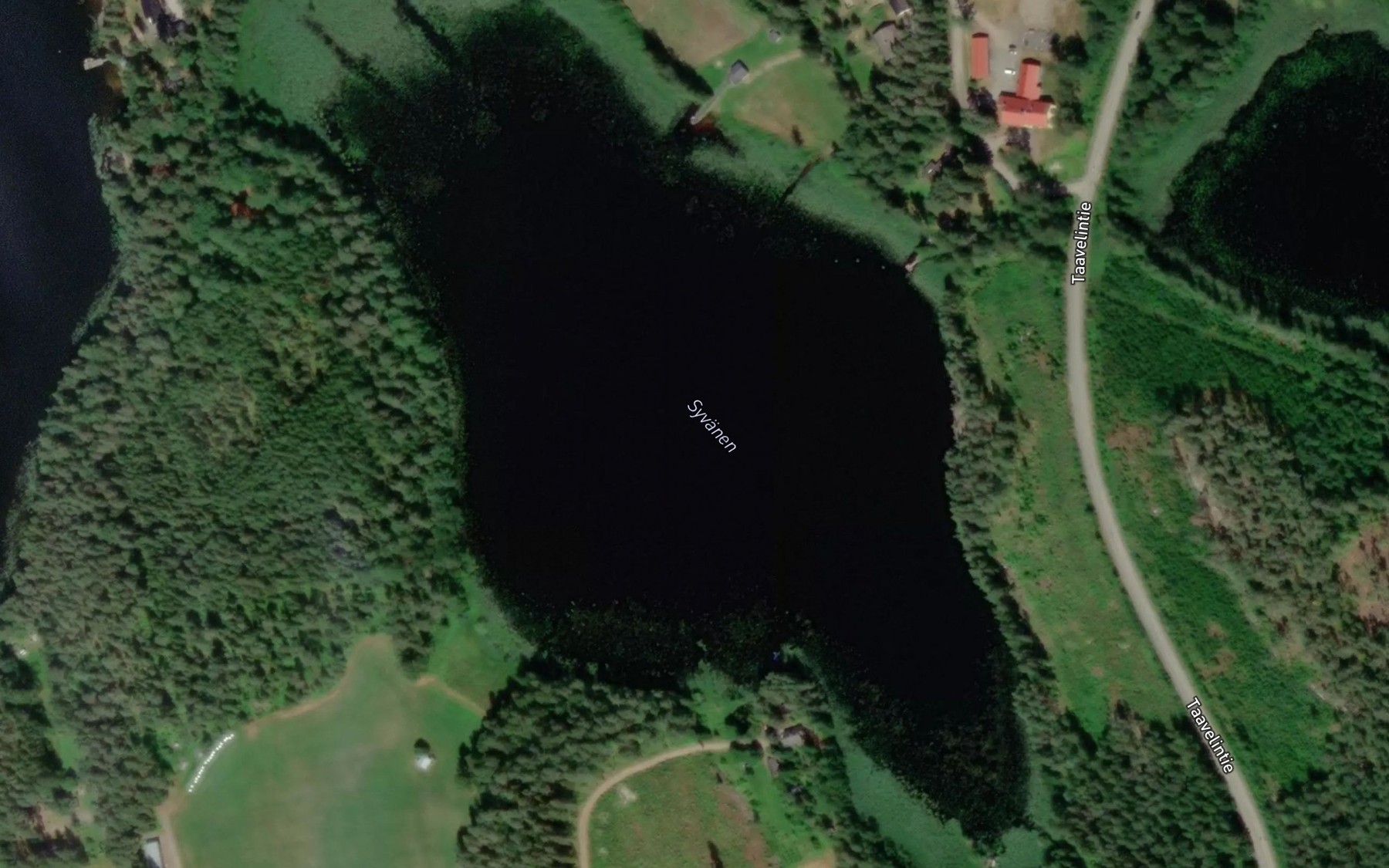 Satellite map of the Syvanen