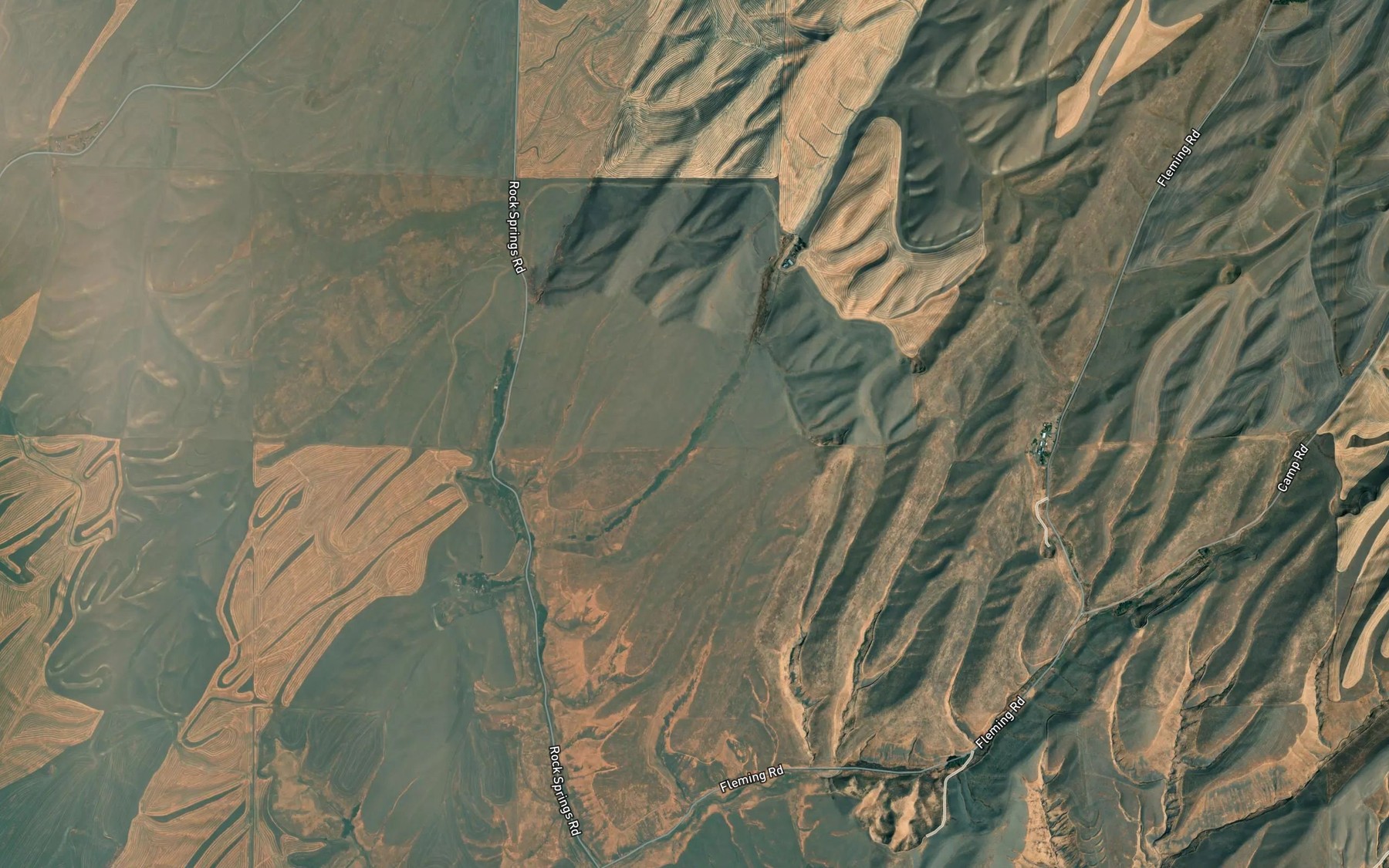 Satellite map of the Rock Spring