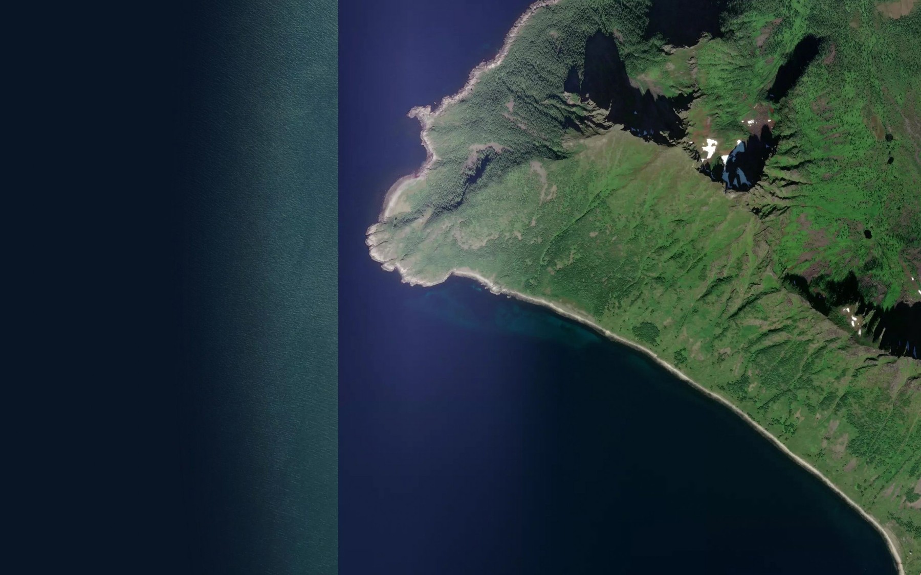 Satellite map of the Korsvika