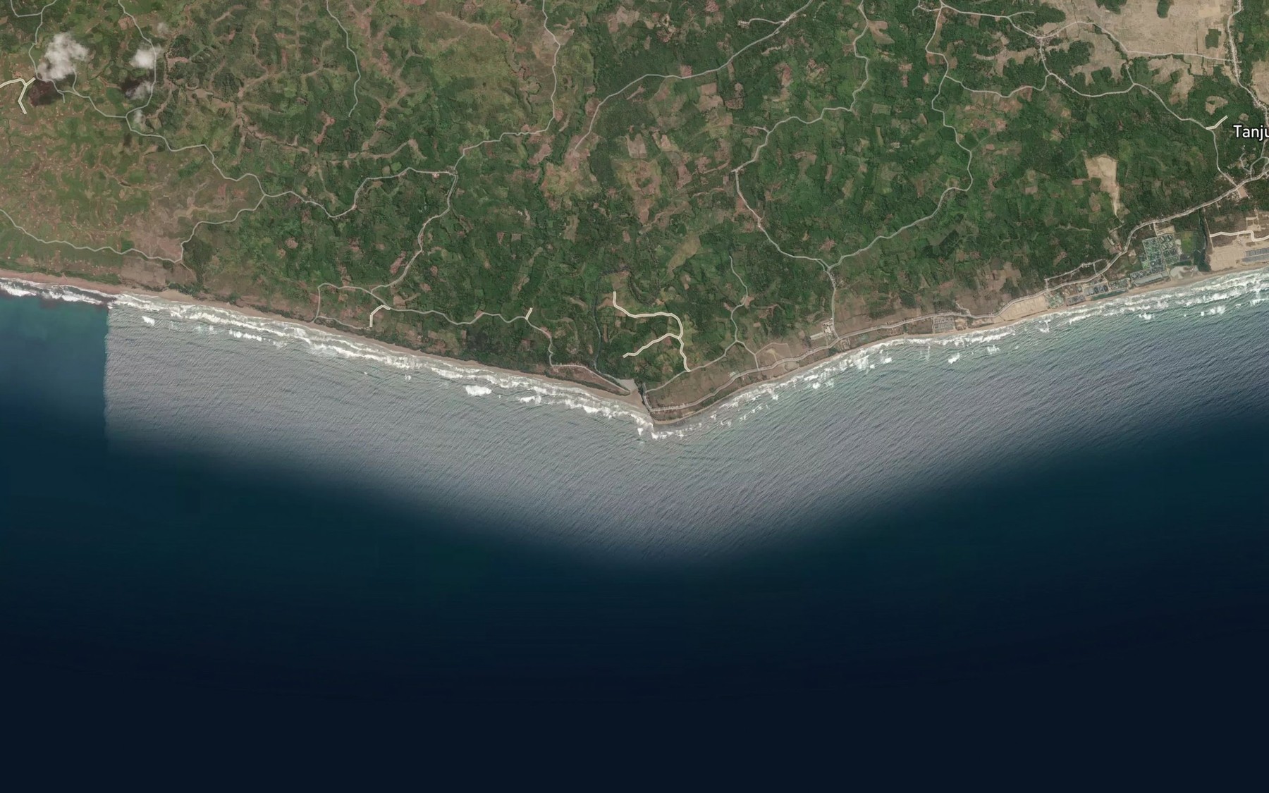 Satellite map of the Ci Mantiyung