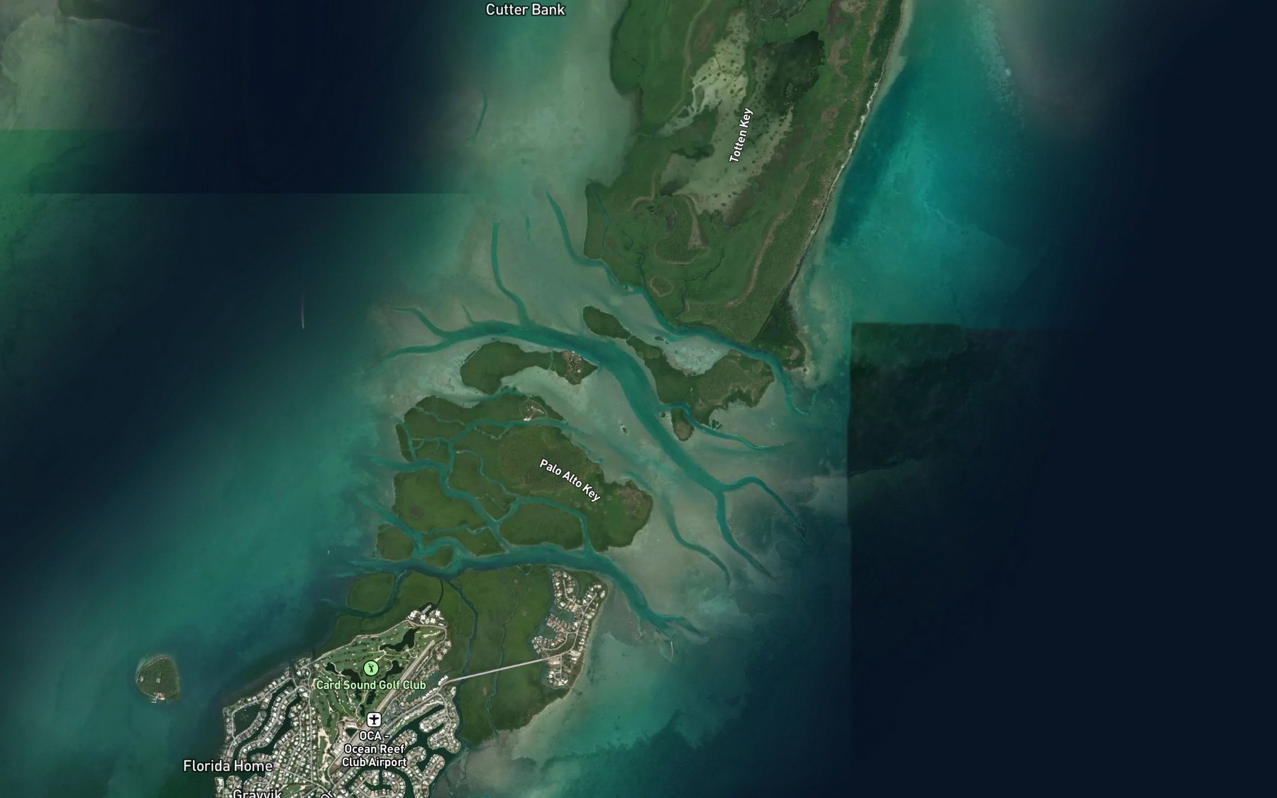 Satellite map of the Broad Creek