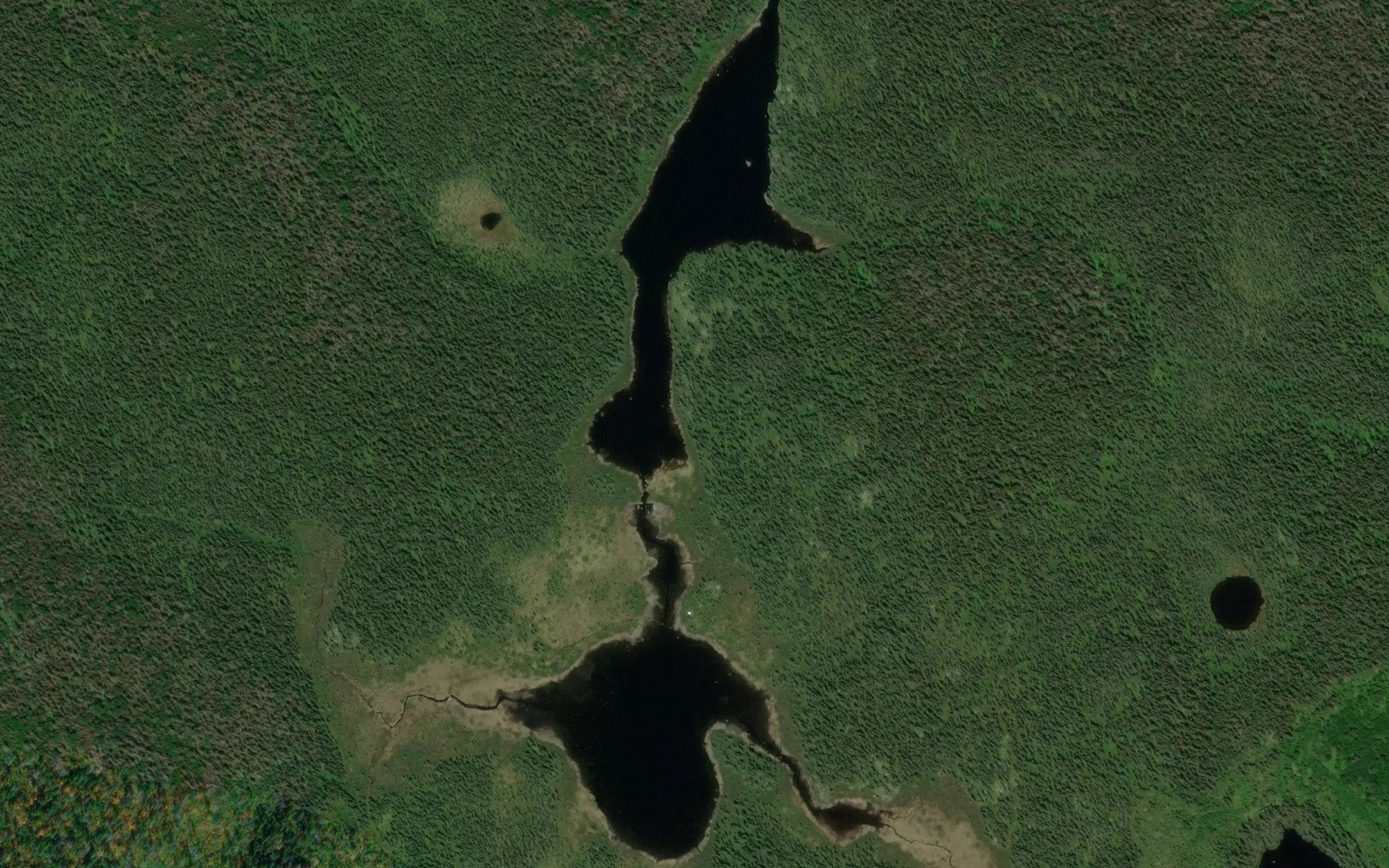 Satellite map of the Lac de l'Accalmie