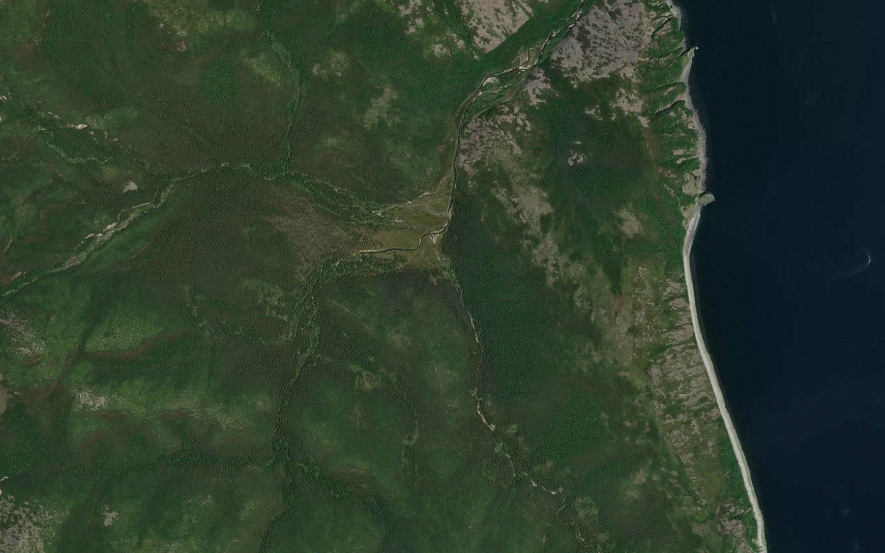 Satellite map of the Donchik
