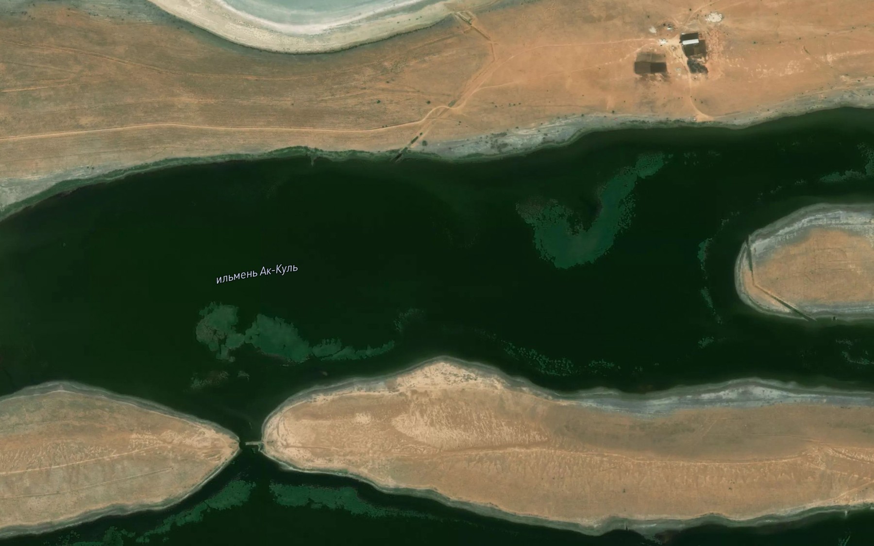 Satellite map of the Il'men' Shayna