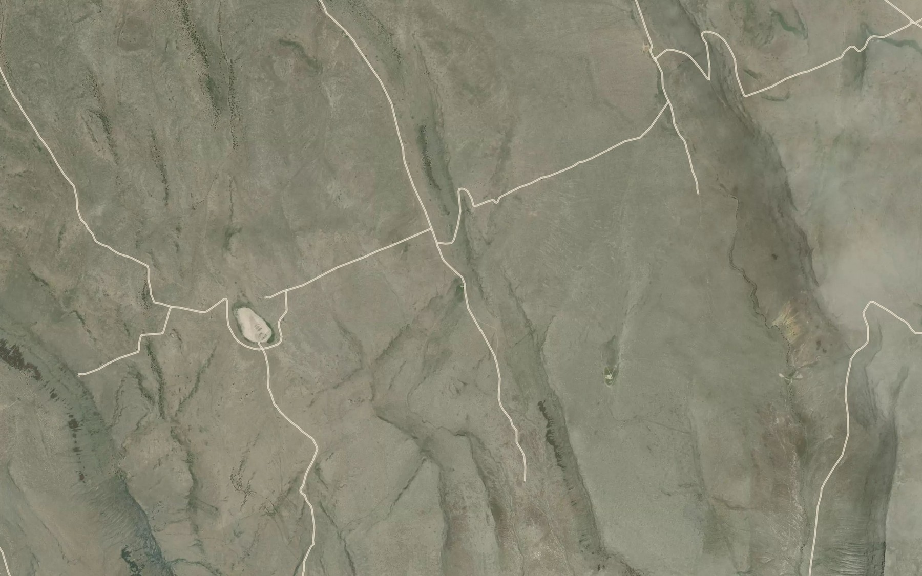 Satellite map of the O'Leary Reservoir Number 3