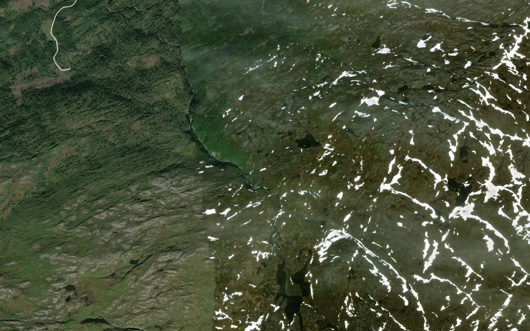 Satellite map of the Restdalbekken