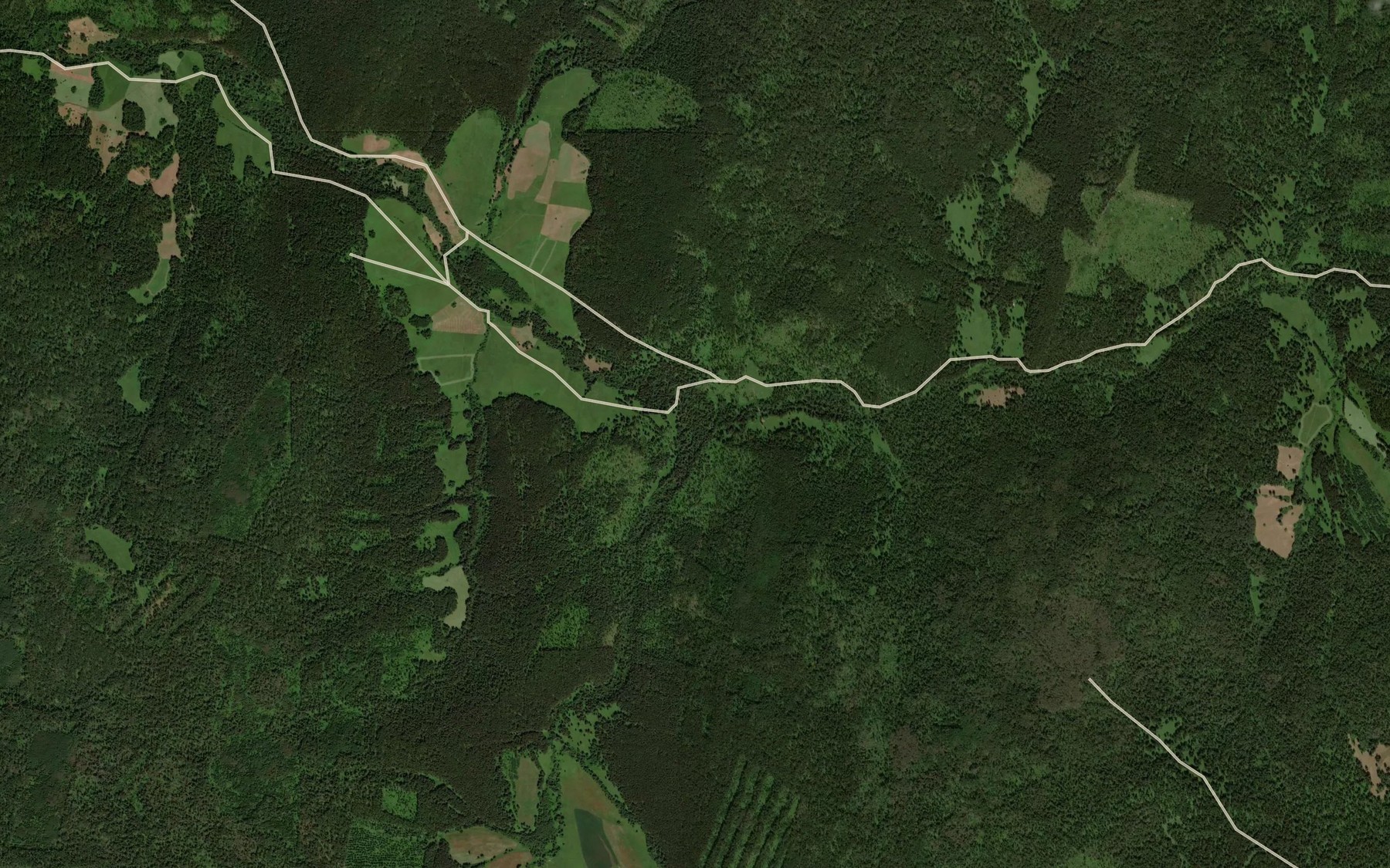 Satellite map of the Yatskiay