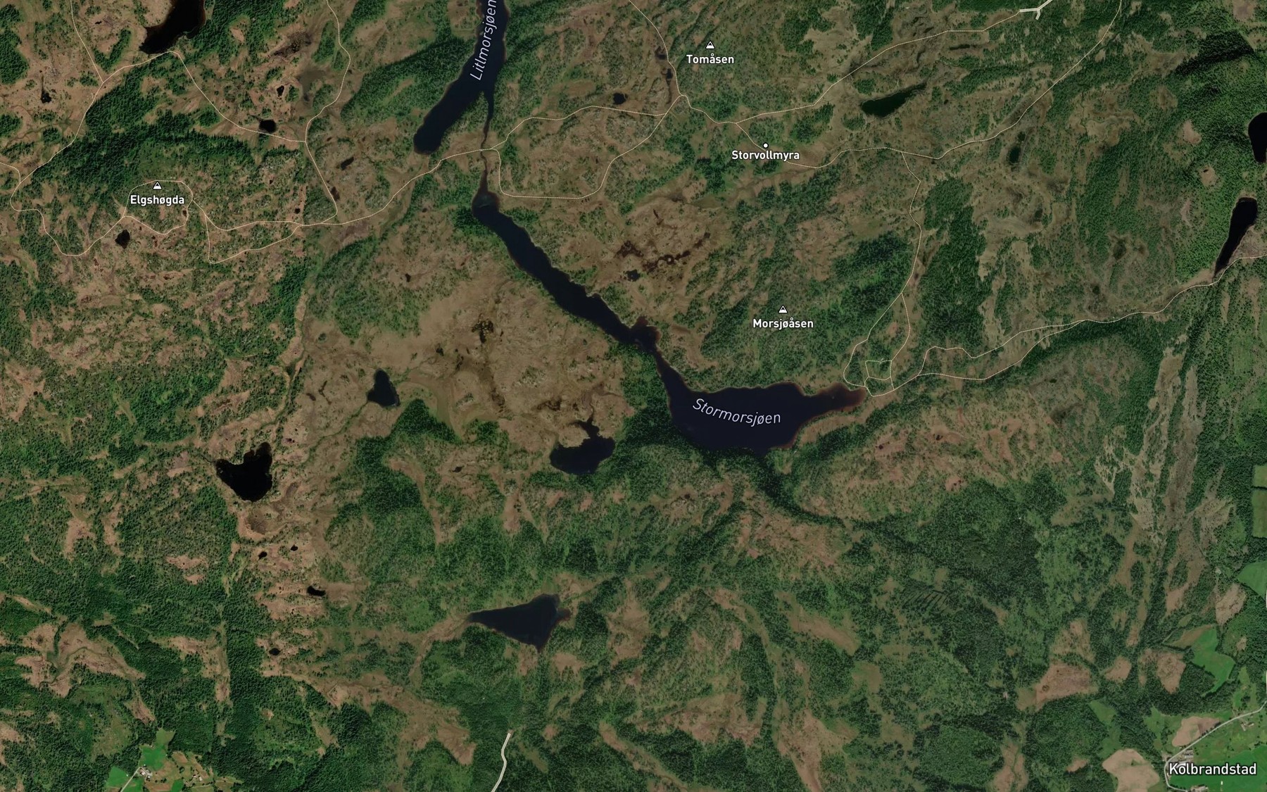 Satellite map of the Litlbekken