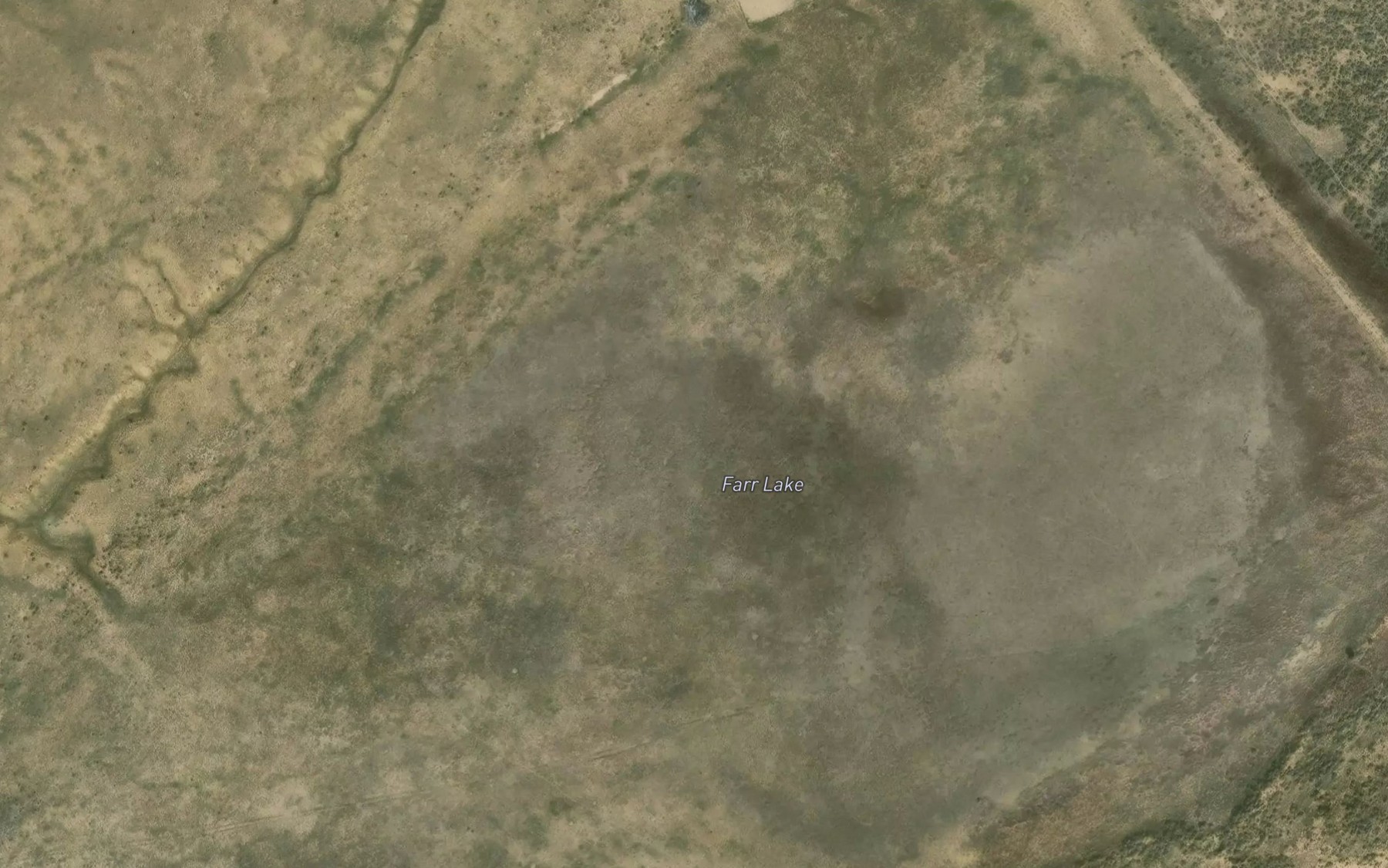 Satellite map of the Farr Lake
