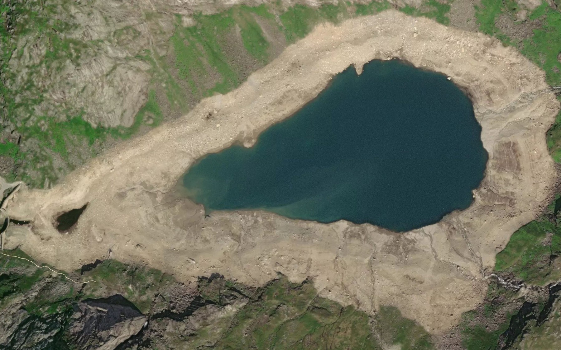 Satellite map of the Hardbakkavatnet