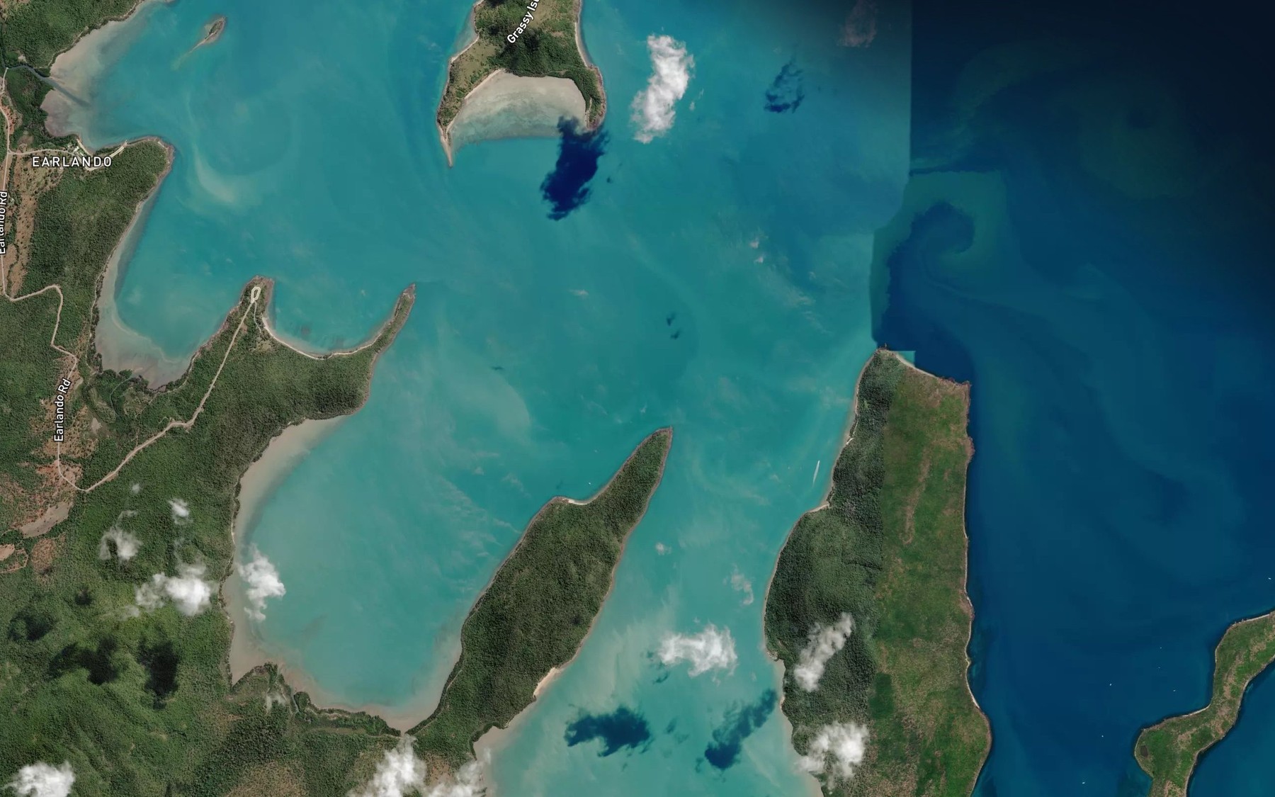 Satellite map of the Double Bay
