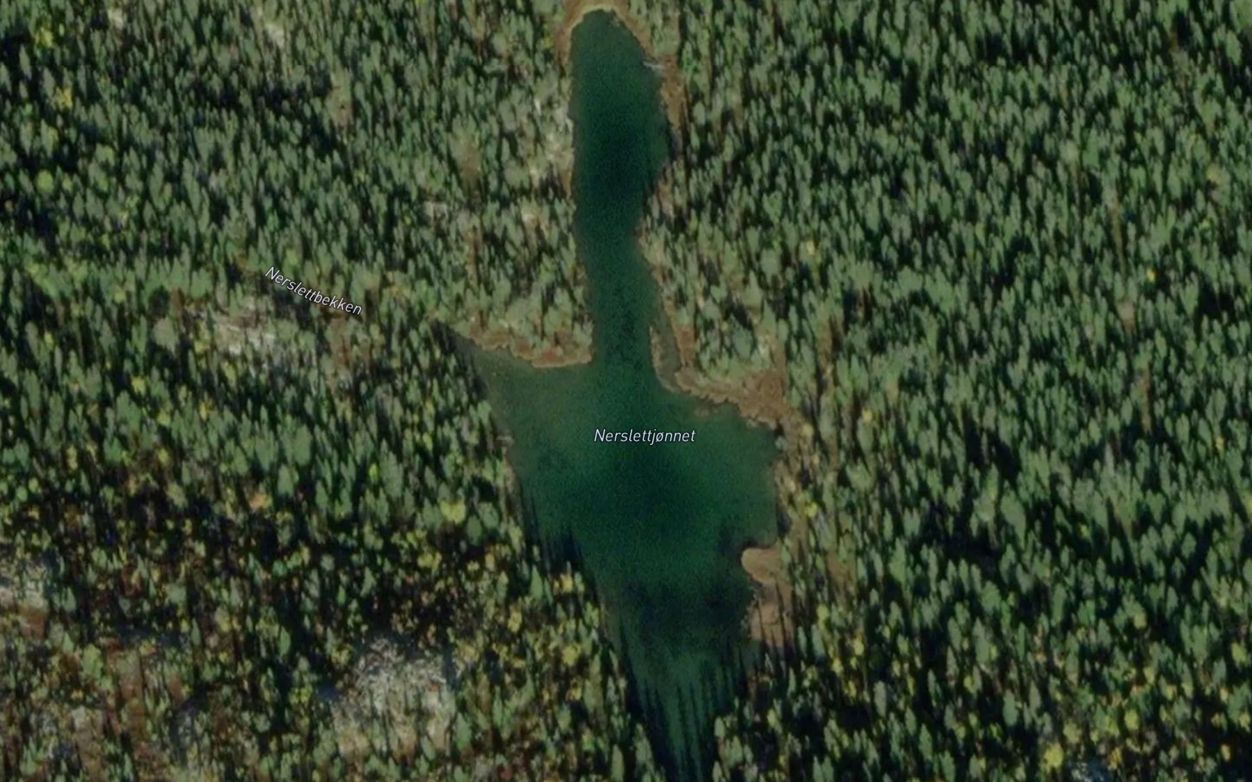 Satellite map of the Nerslettjornet