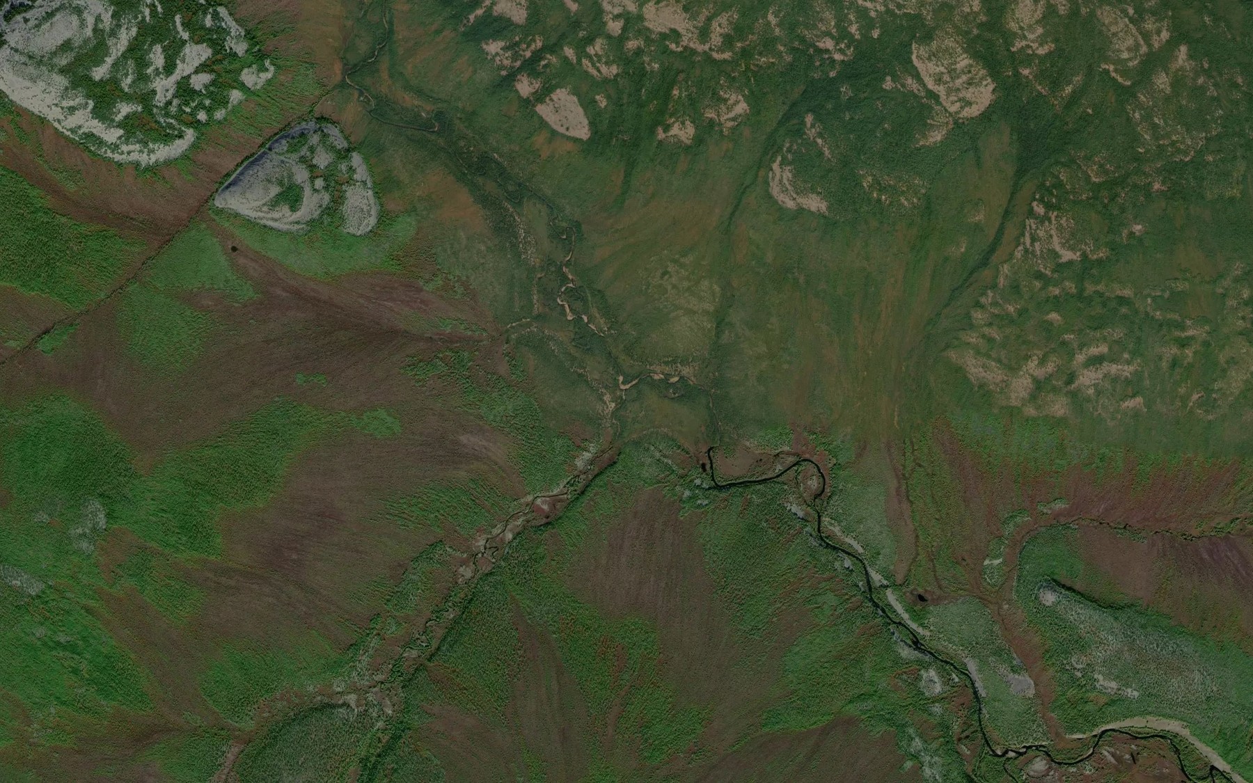 Satellite map of the Kharyyalakh