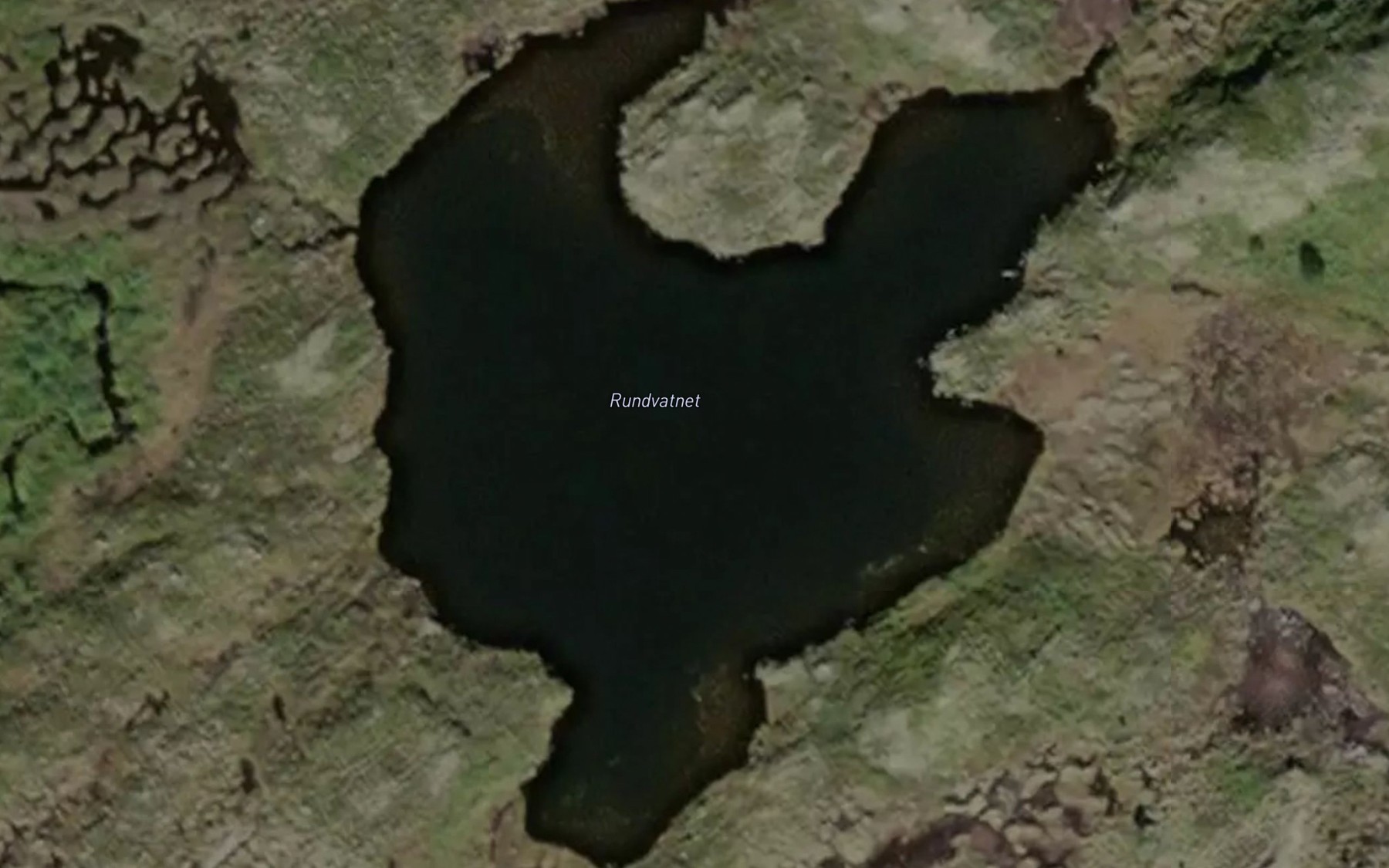 Satellite map of the Rundvatnet