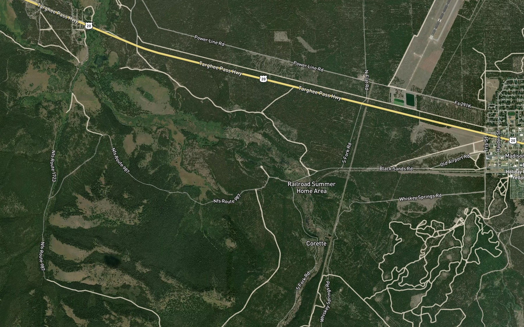 Satellite map of the 13S05E31ACDA01 Spring