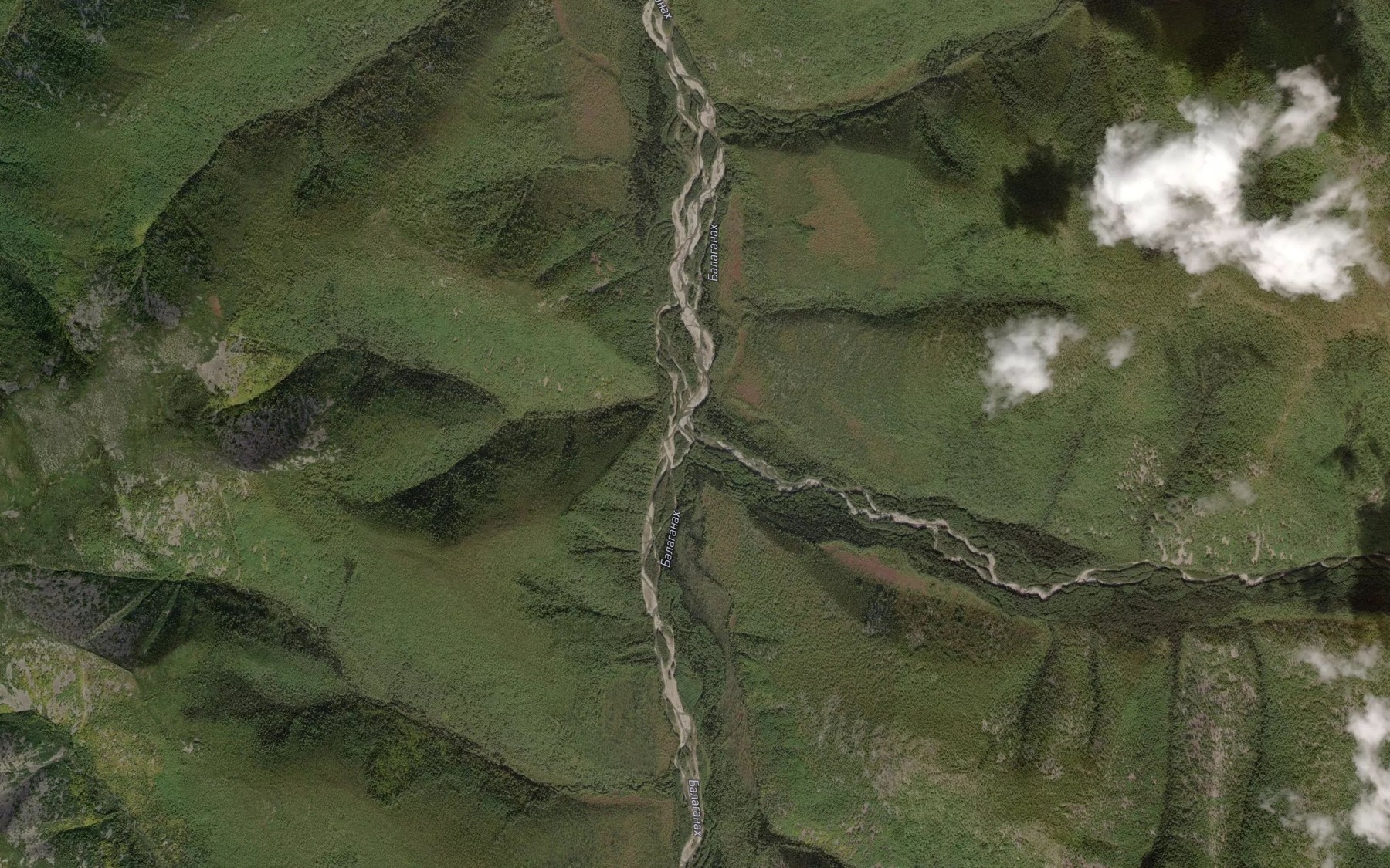 Satellite map of the Ebkan-Makit