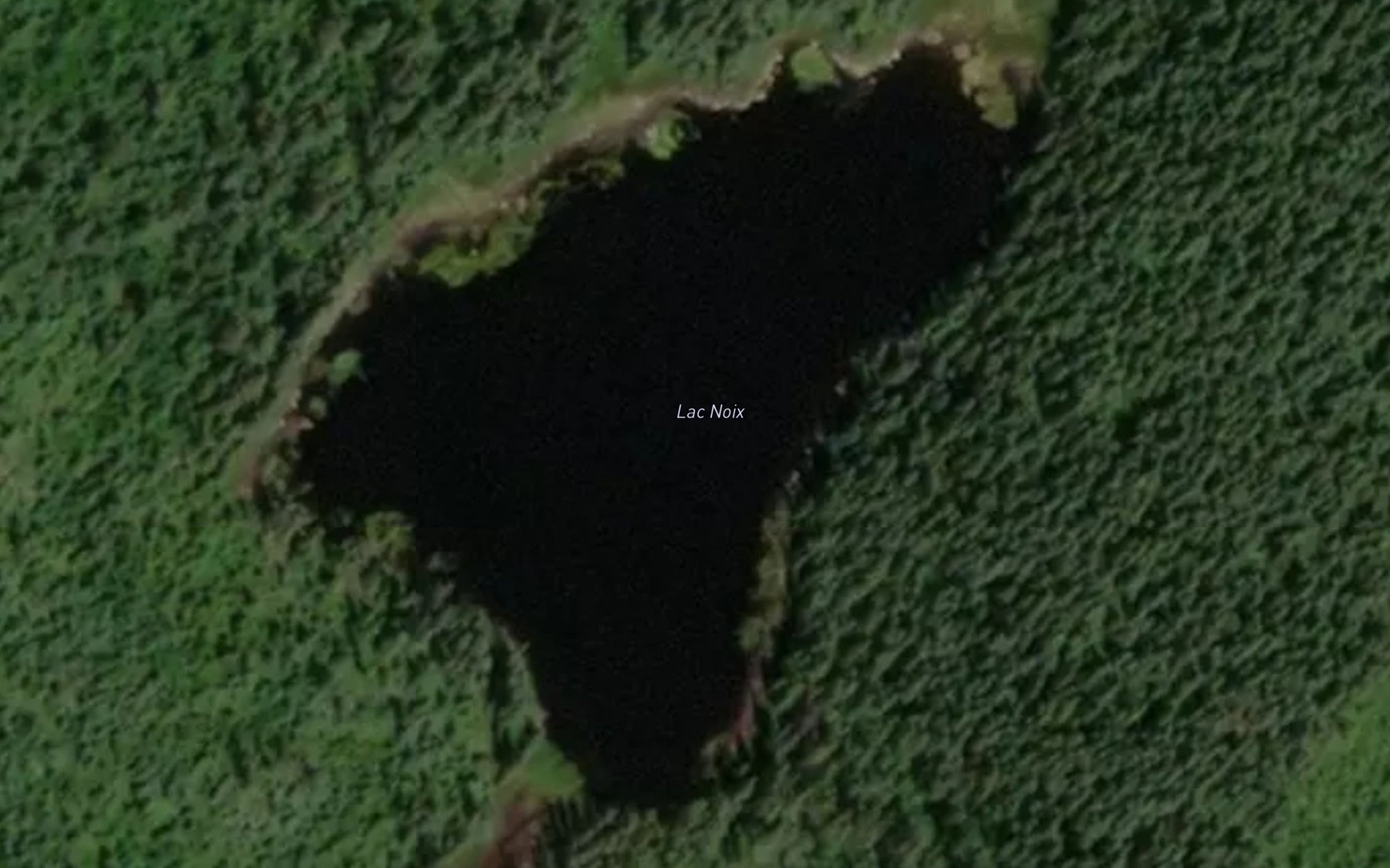 Satellite map of the Lac Noix