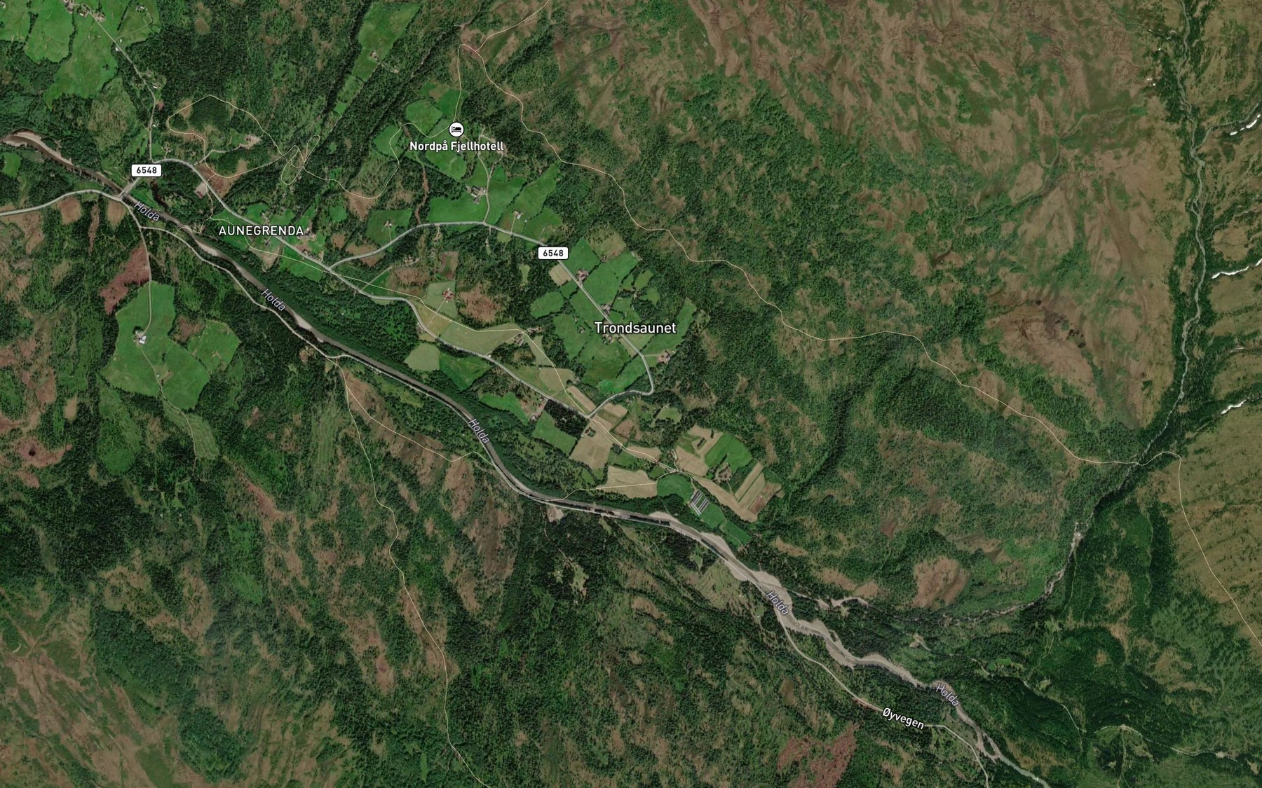 Satellite map of the Fagerasbekken