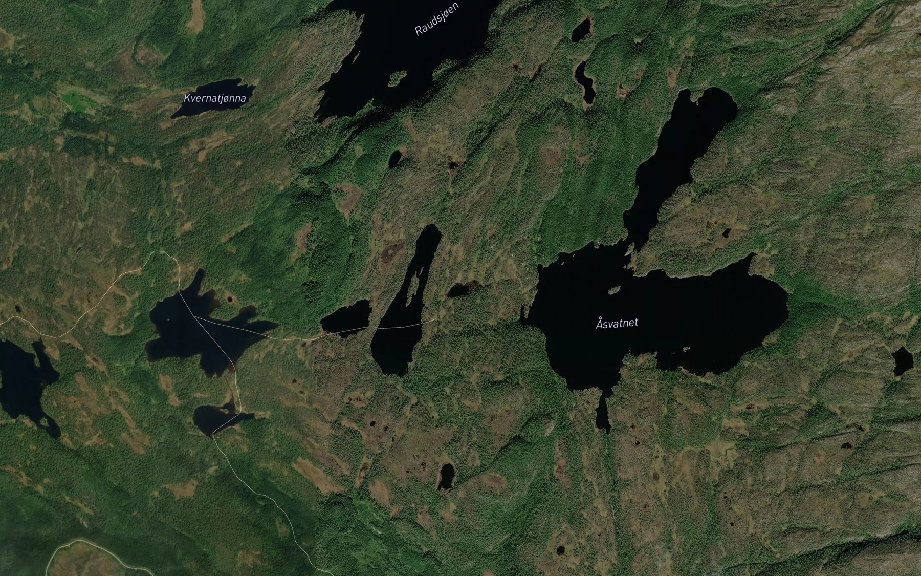 Satellite map of the Rortjonna