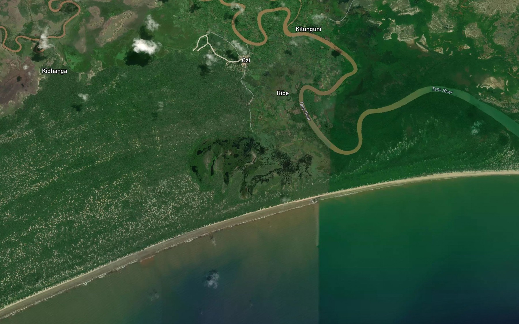Satellite map of the Bauledi