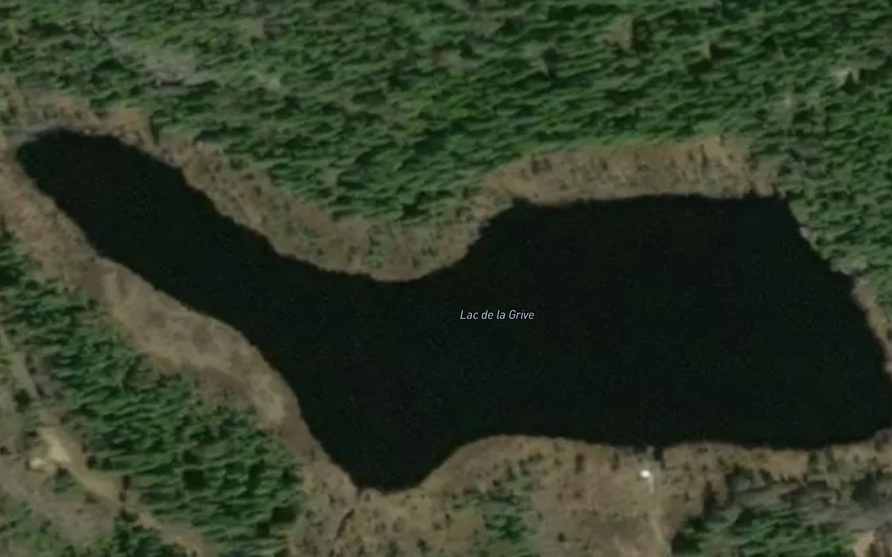 Satellite map of the Lac du Butor