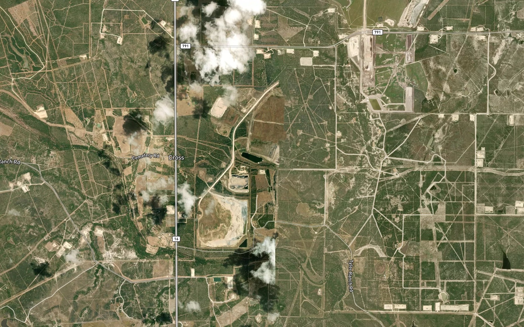 Satellite map of the Wheeler Lake Number 2