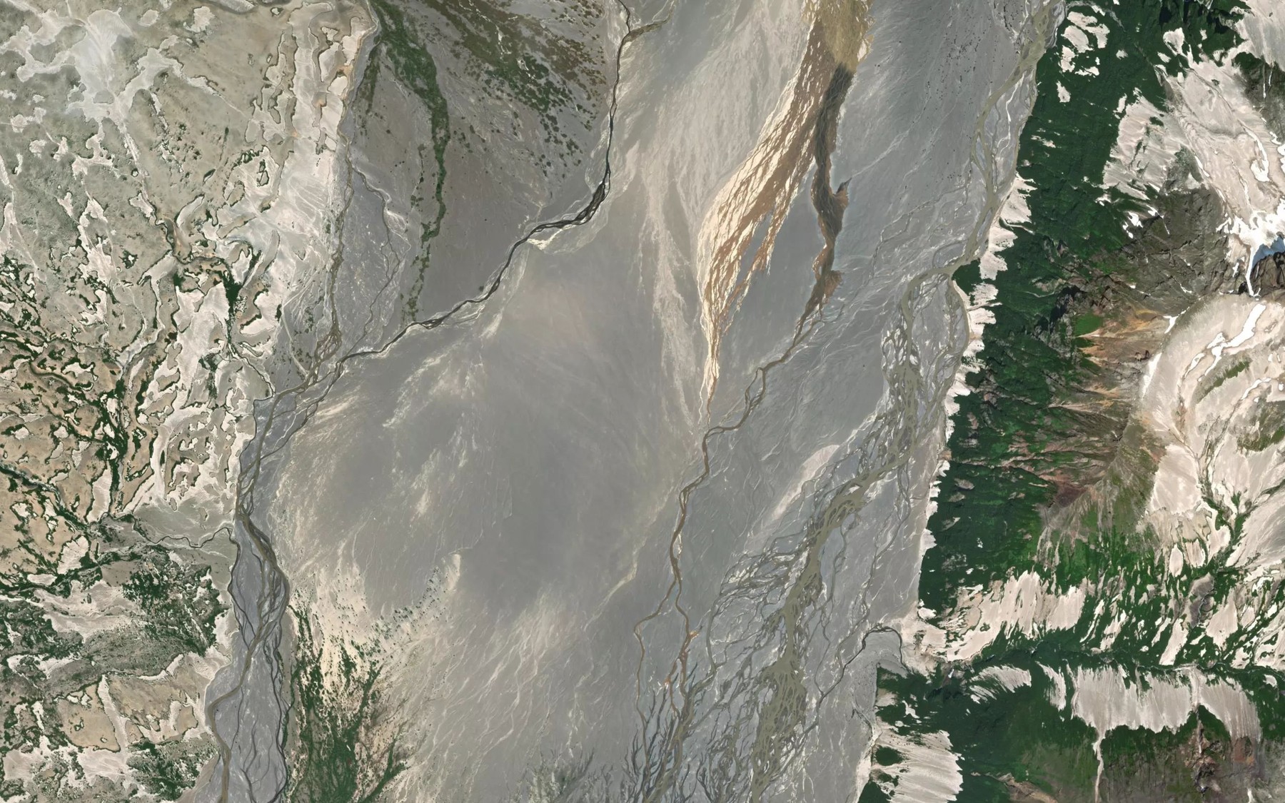 Satellite map of the Mageik Creek