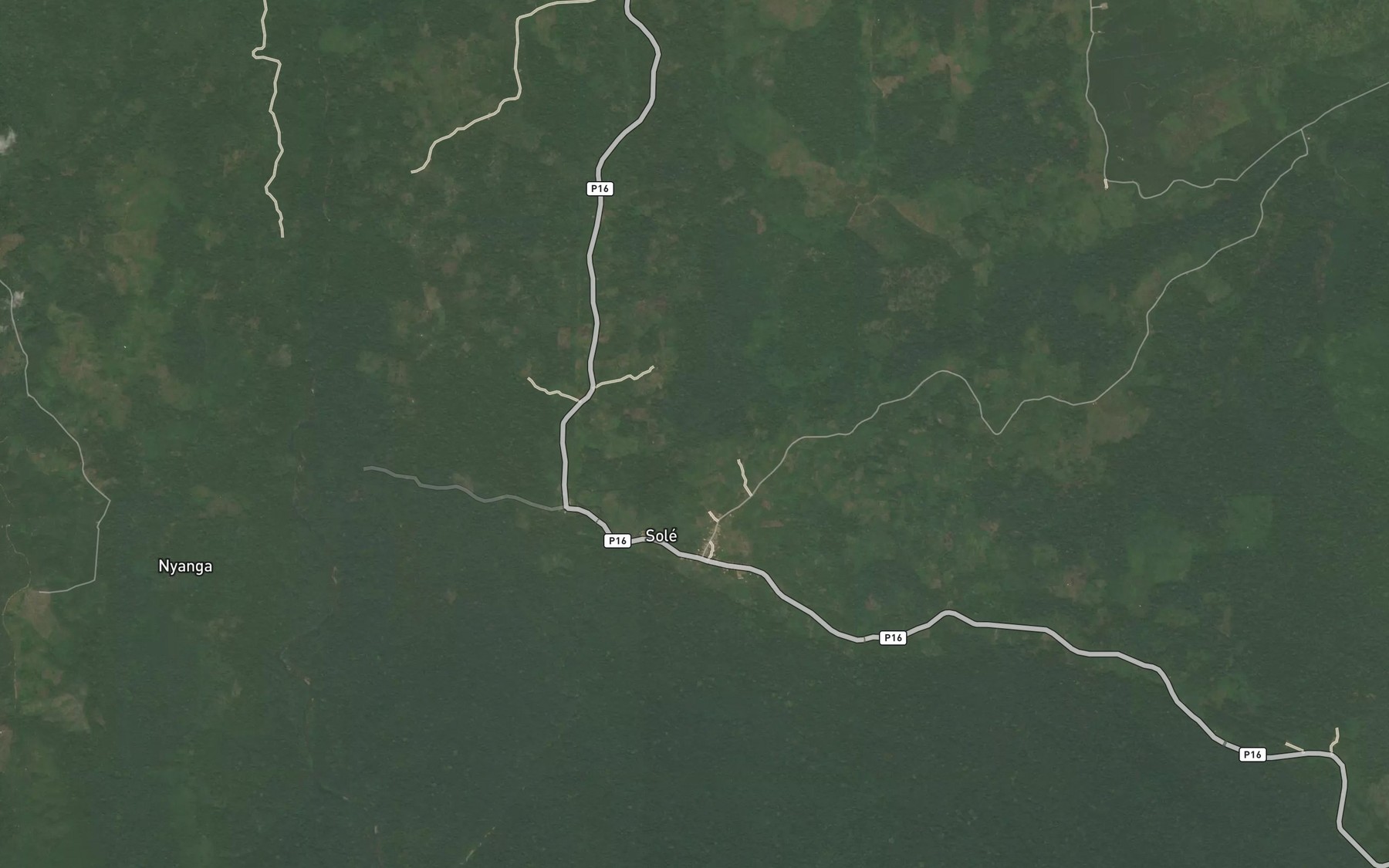Satellite map of the Mbondo