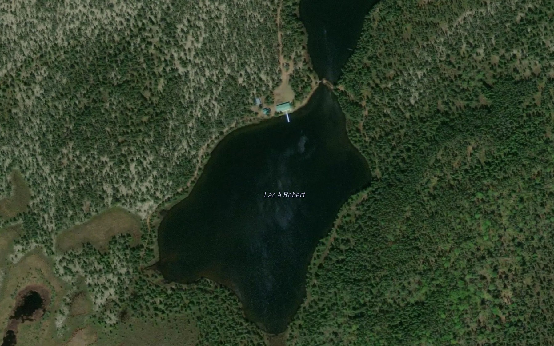 Satellite map of the Lac a Robert