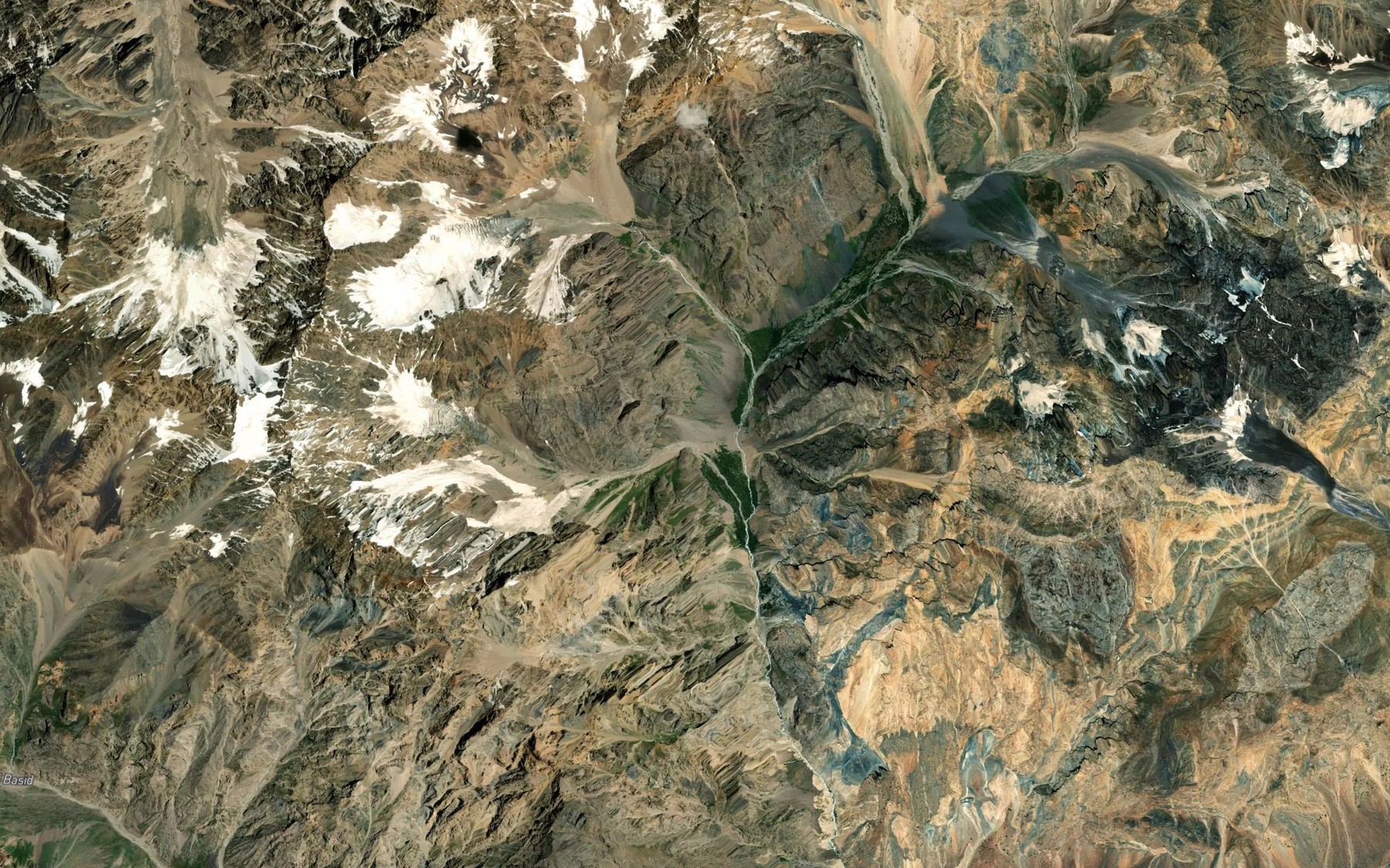 Satellite map of the Uychak