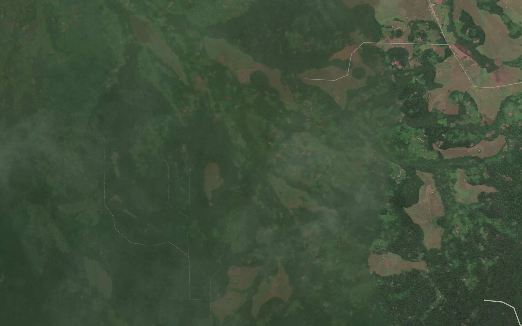 Satellite map of the Basoto