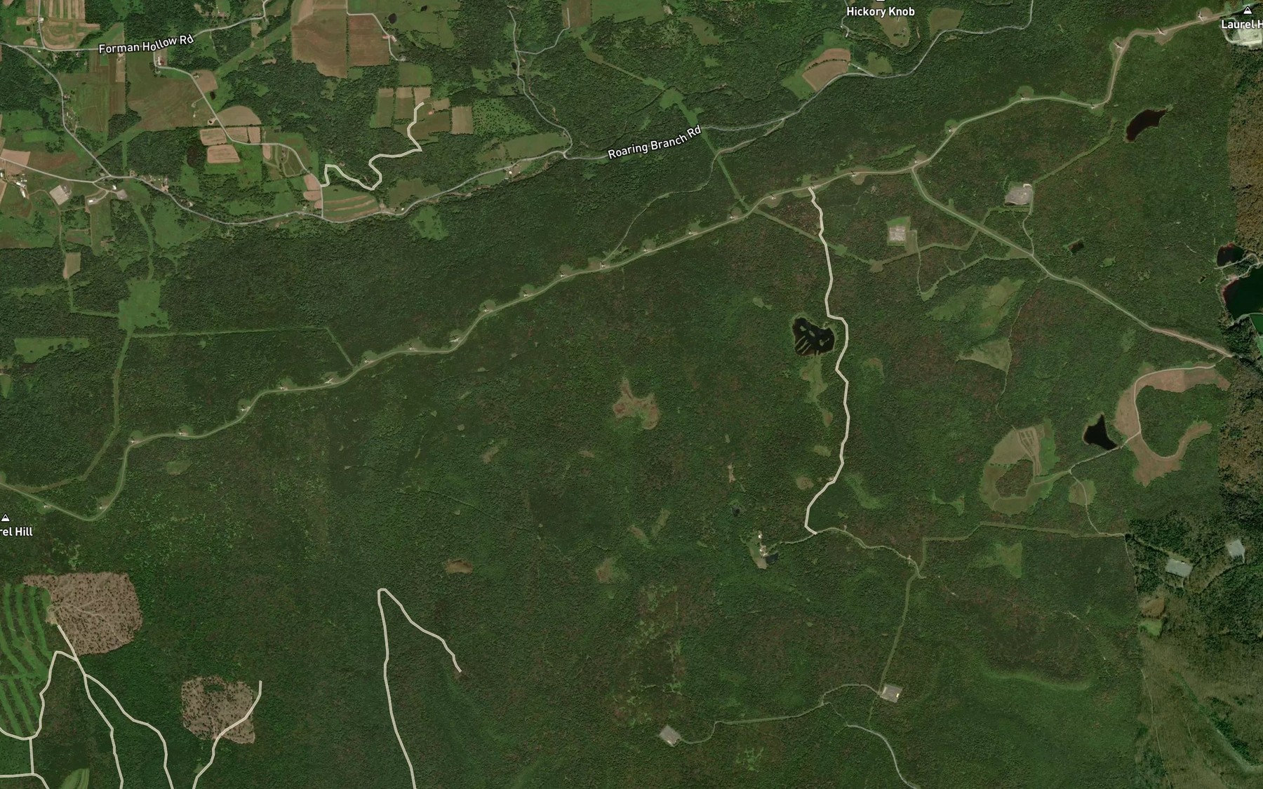 Satellite map of the The Lakes