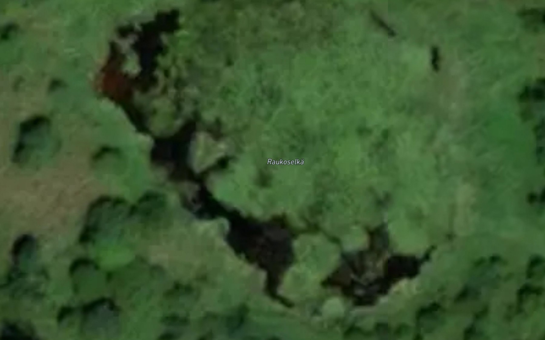 Satellite map of the Raukoselka