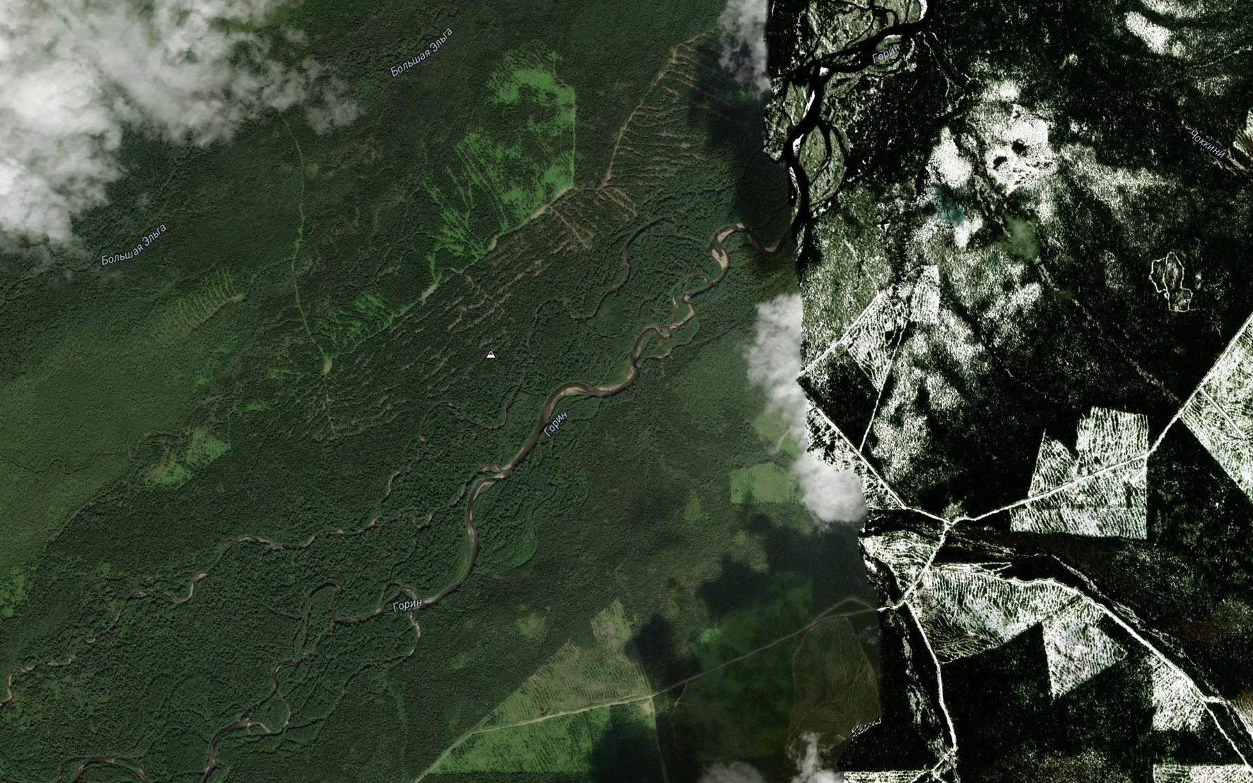 Satellite map of the Shumnyy