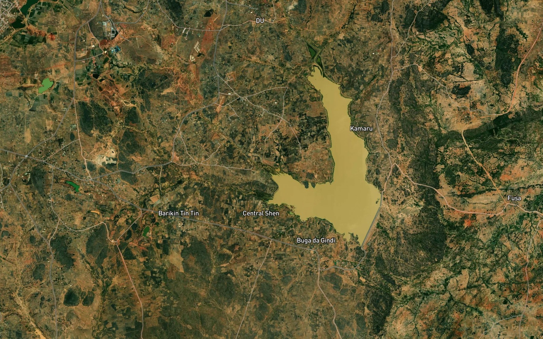 Satellite map of the Central Shen