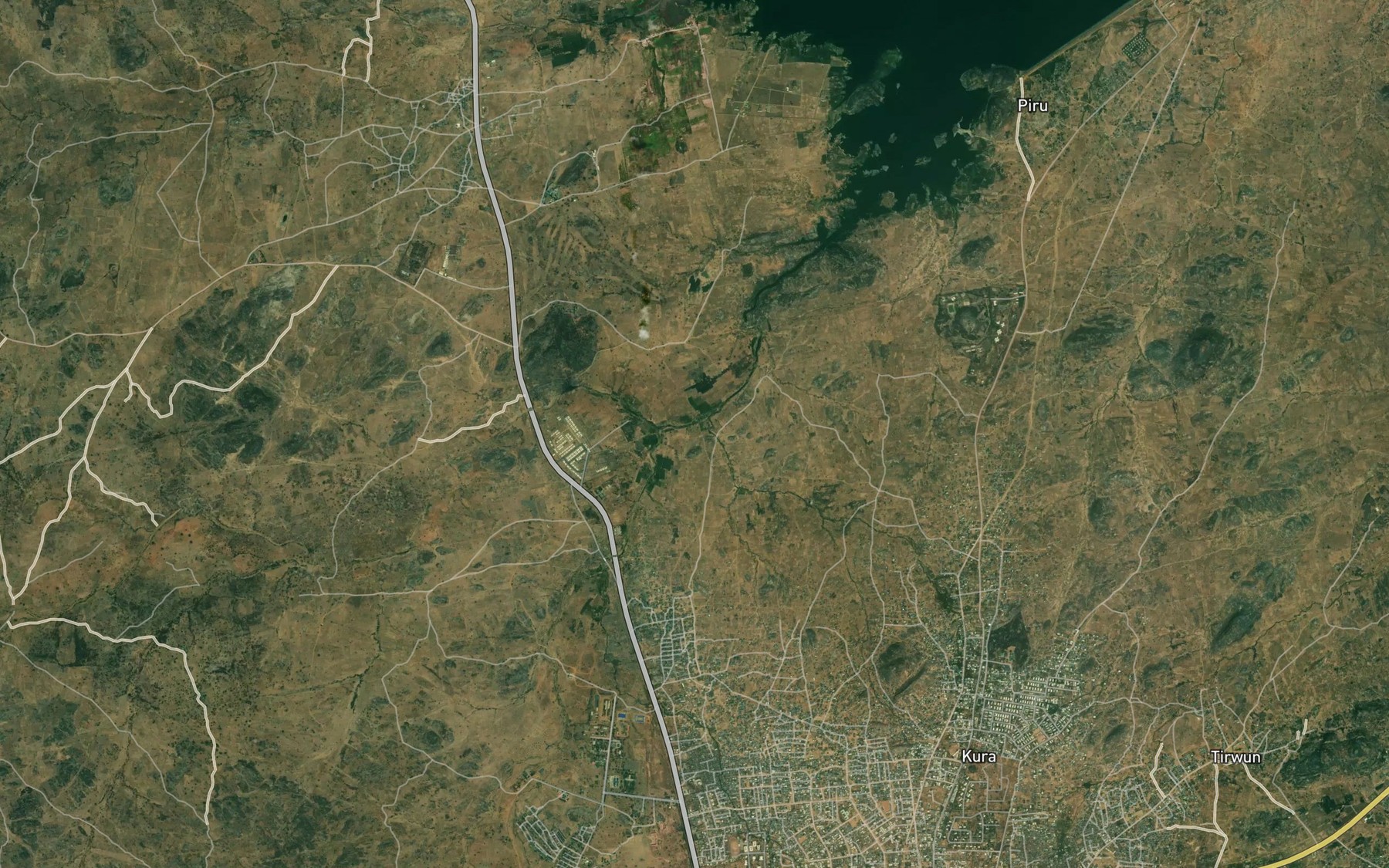 Satellite map of the Ran