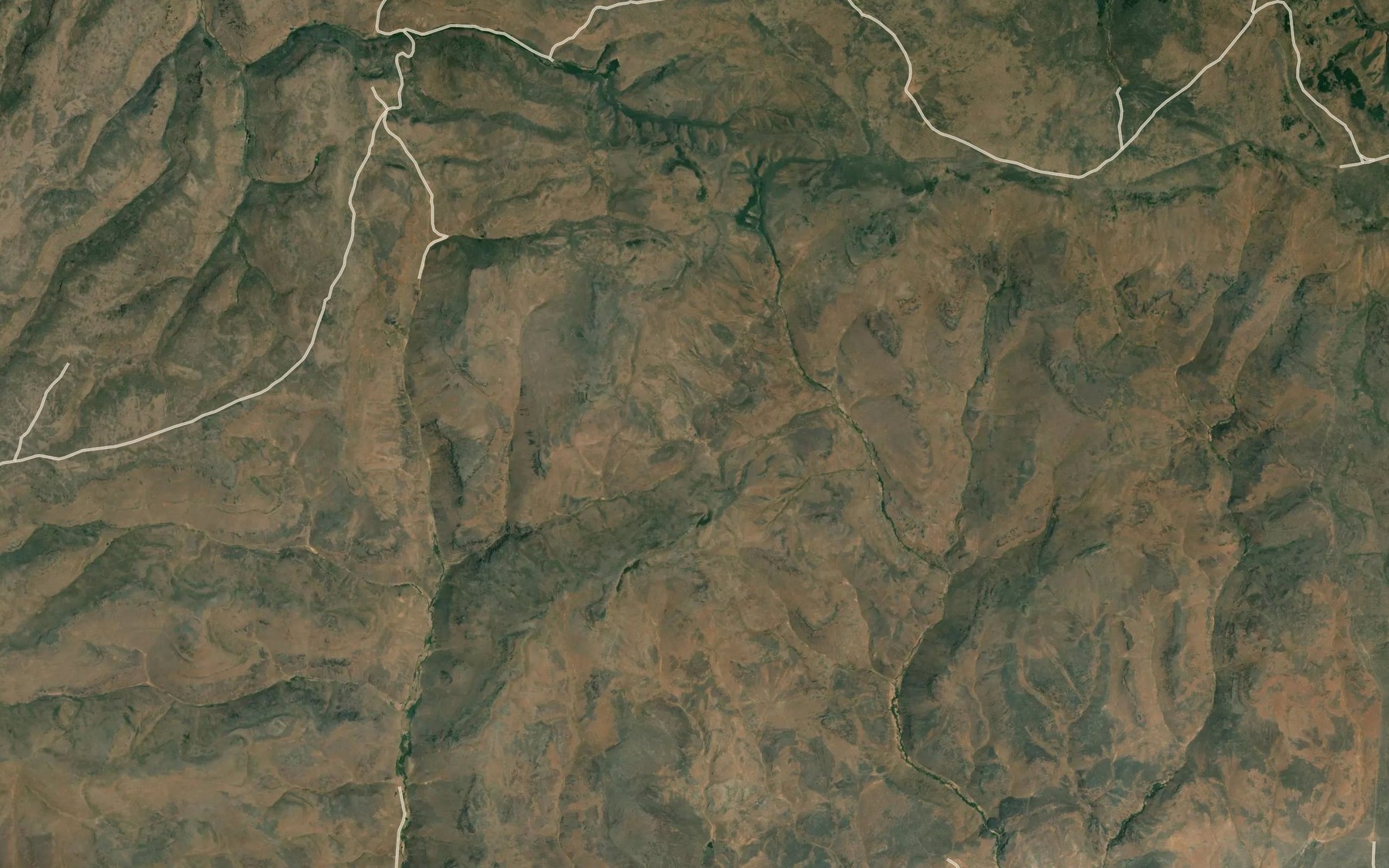 Satellite map of the West Cherokee Reservoir