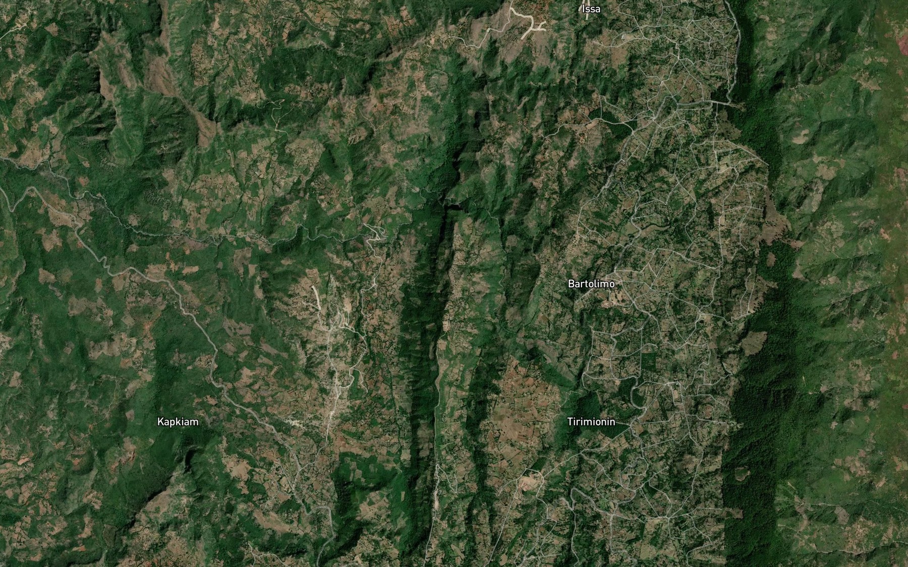 Satellite map of the Cherial