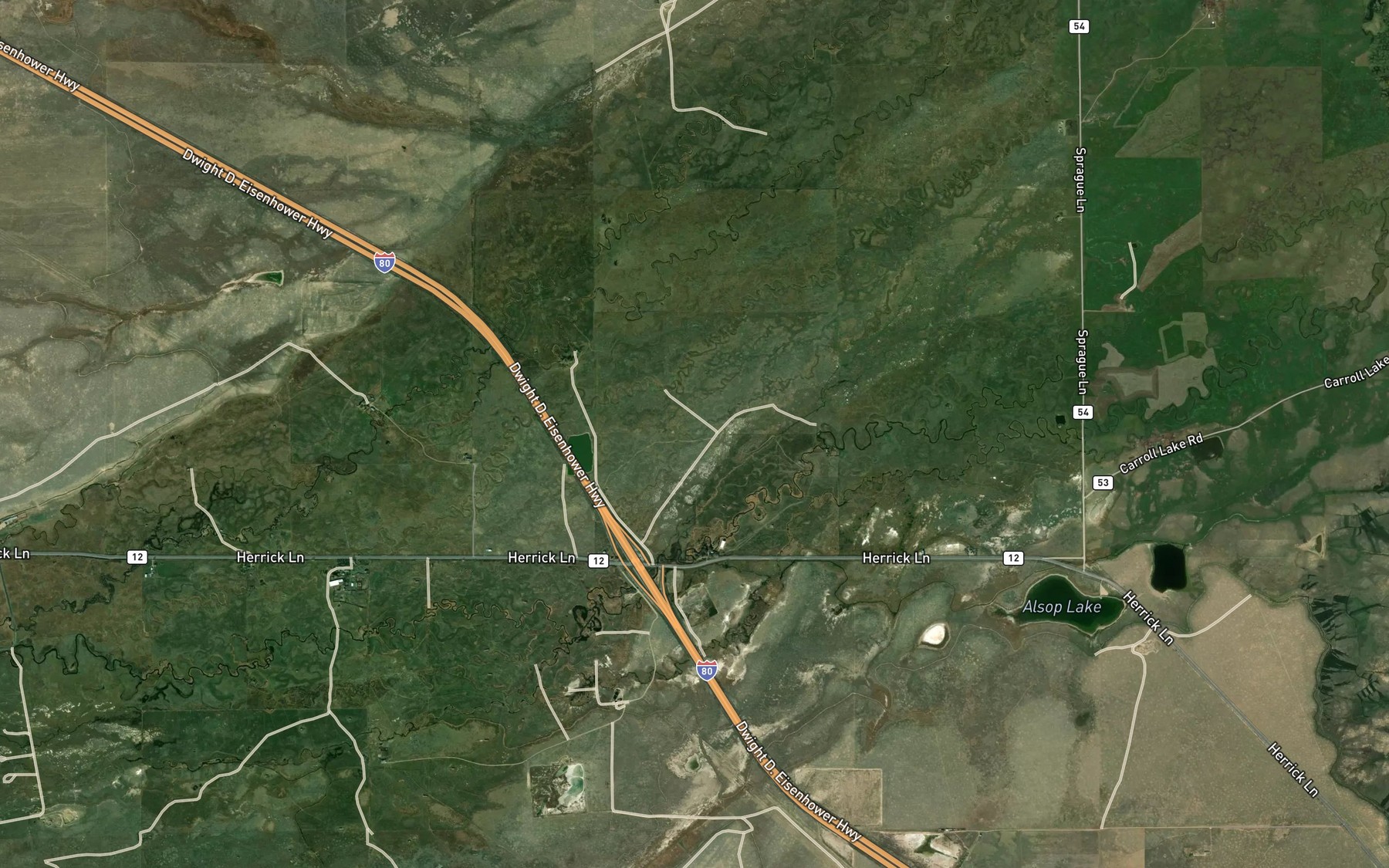 Satellite map of the Alsop Ditch Number 2