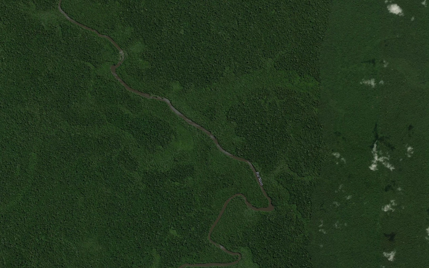 Satellite map of the Igarape Bacabeira