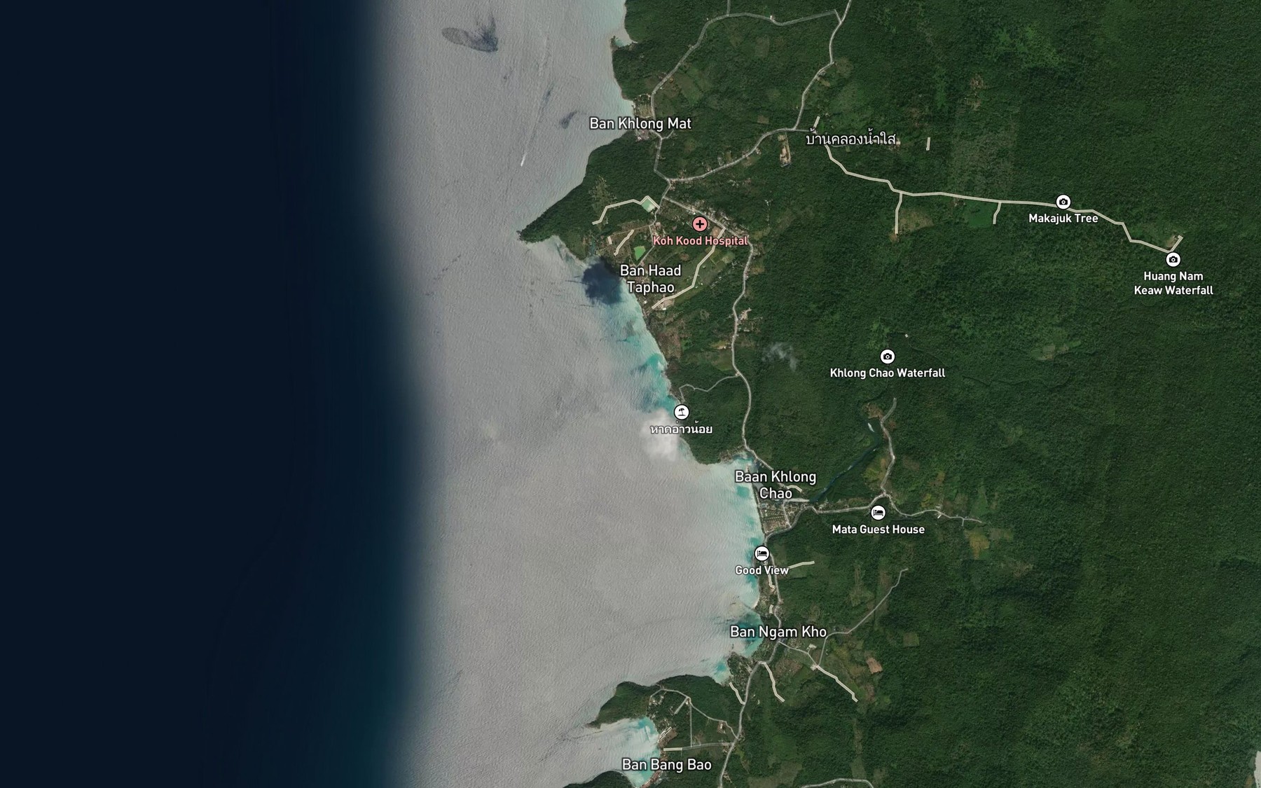 Satellite map of the Ao Noi