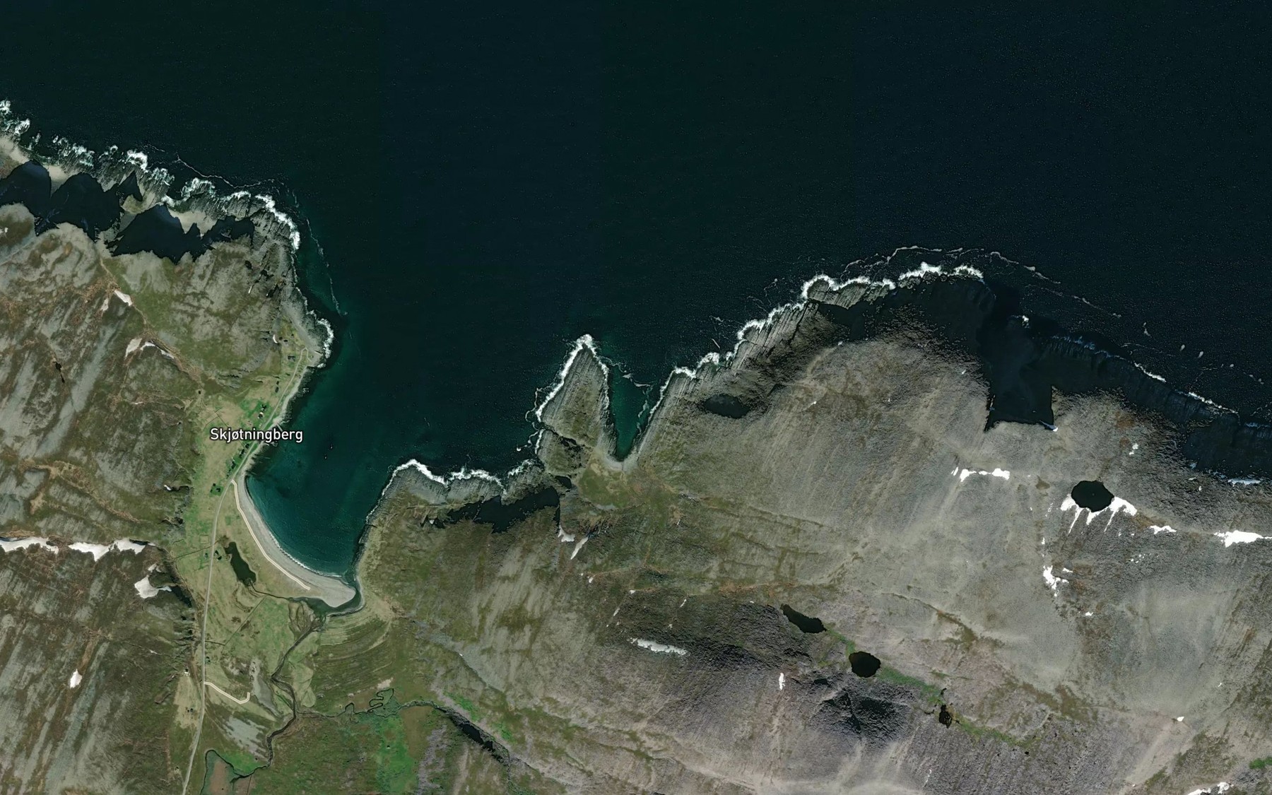 Satellite map of the Lille Skjotningberg